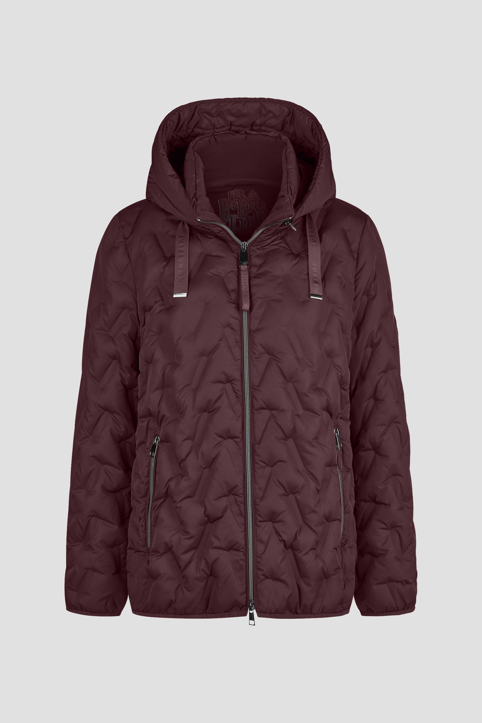 Barbara Lebek Steppjacke Übergangsjacke, Herbstjacke oder Damenjacke mit abnehmbarer Kapuze