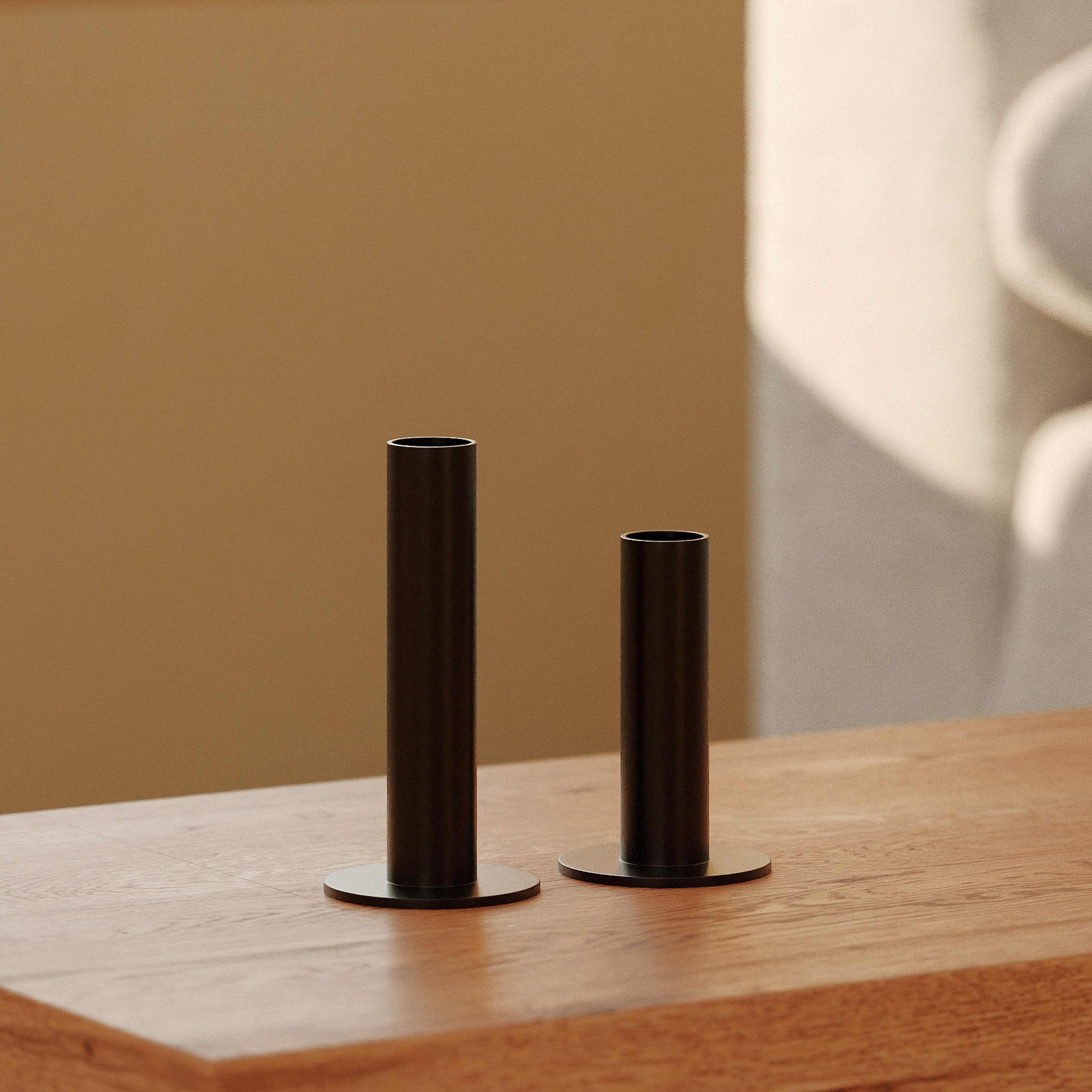 draadwerk® Tischkerzenhalter Kerzenhalter (rohrförmig) 2er Set