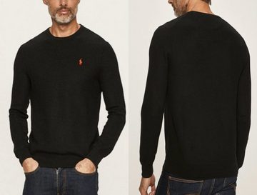 Ralph Lauren Strickpullover POLO RALPH LAUREN Black Knitted Pullover Sweater Sweatshirt Pulli Jump