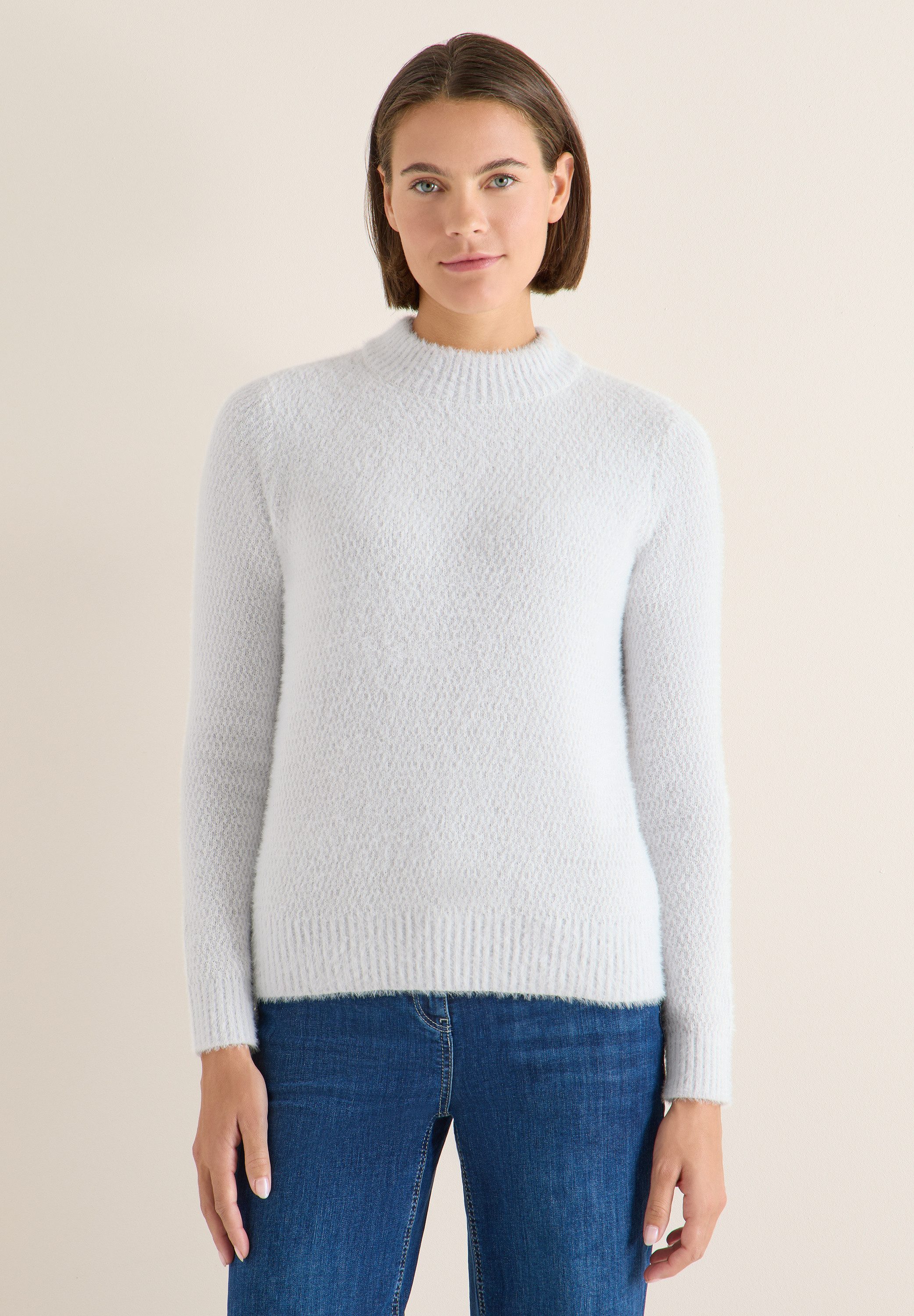 CECIL Strickpullover mit Ripp-Details günstig online kaufen