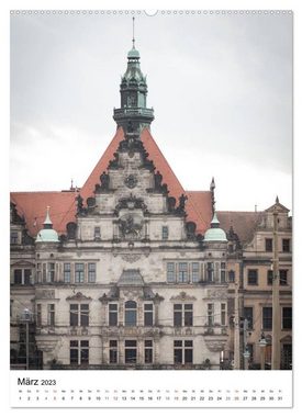 CALVENDO Wandkalender Dresden - Beeindruckende Architektur (Premium, hochwertiger DIN A2 Wandkalender 2023, Kunstdruck in Hochglanz)
