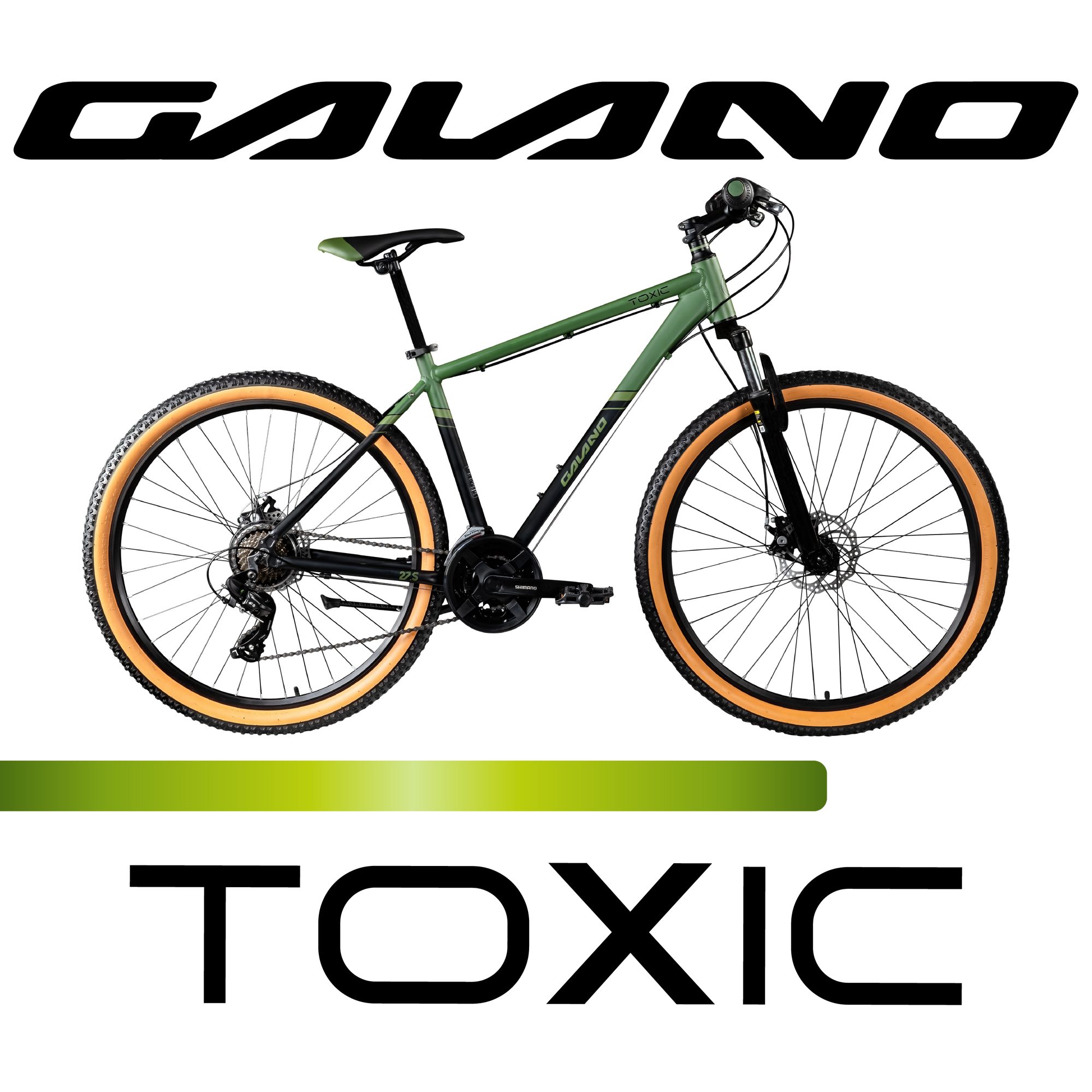 Galano Mountainbike Toxic, 21 Gang, Kettenschaltung, 27,5 Zoll MTB Hardtail Fahrrad für Damen Herren Jugendliche ab 165 cm