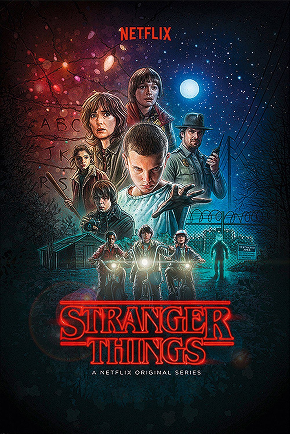 Close Up Poster Stranger Things Poster 4erSet Season 1 - 4 61 x 91,5 cm günstig online kaufen