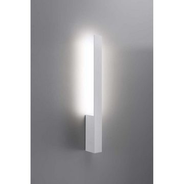 etc-shop LED Wandleuchte, Wohnzimmerlampe Wandleuchte LED Flurleuchte Wandlampe Alu Weiss H