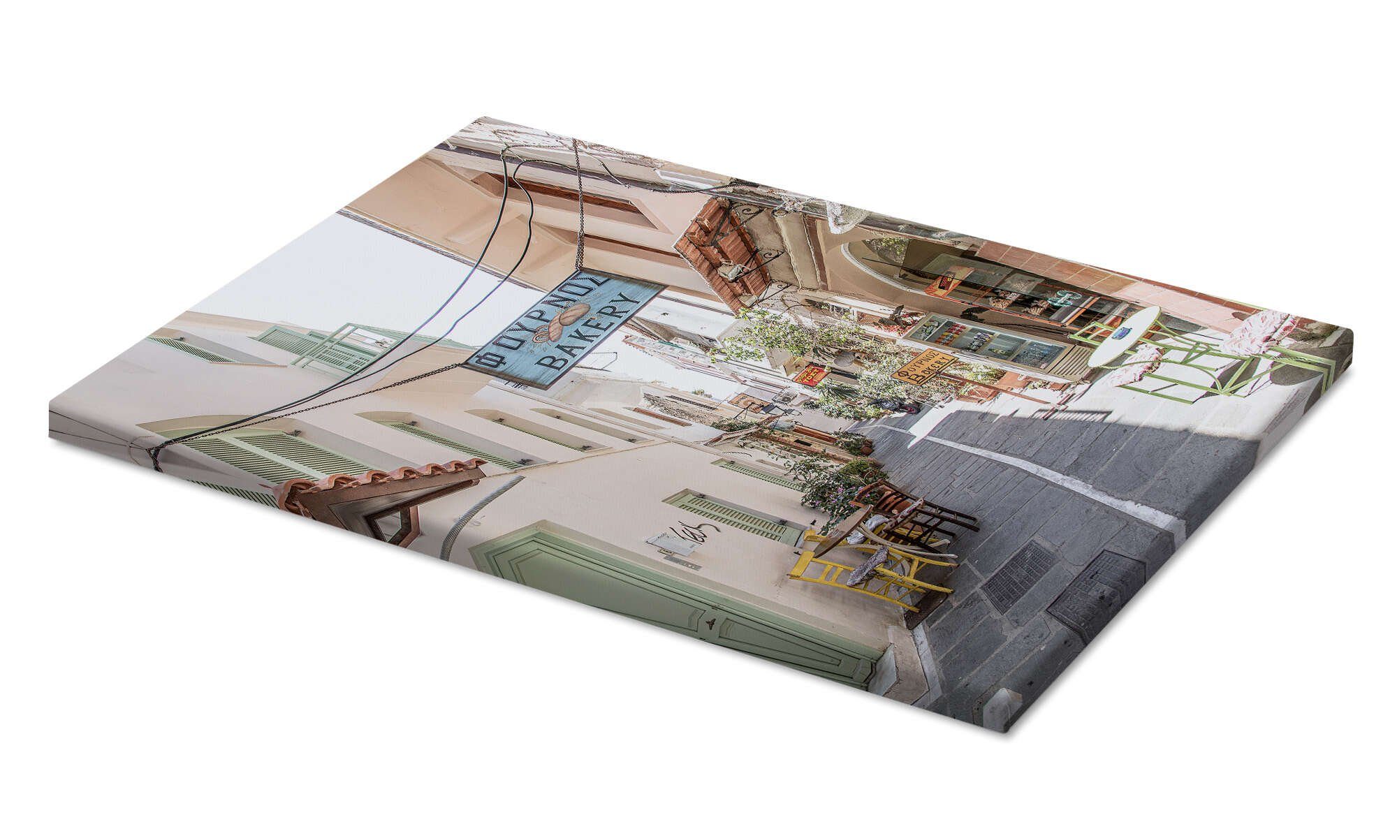 Posterlounge Wandbild Pastellstraße in Griechenland, Henrike Schenk, erhältlich als Poster, Leinwandbild, Wandsticker oder Acrylglasbild