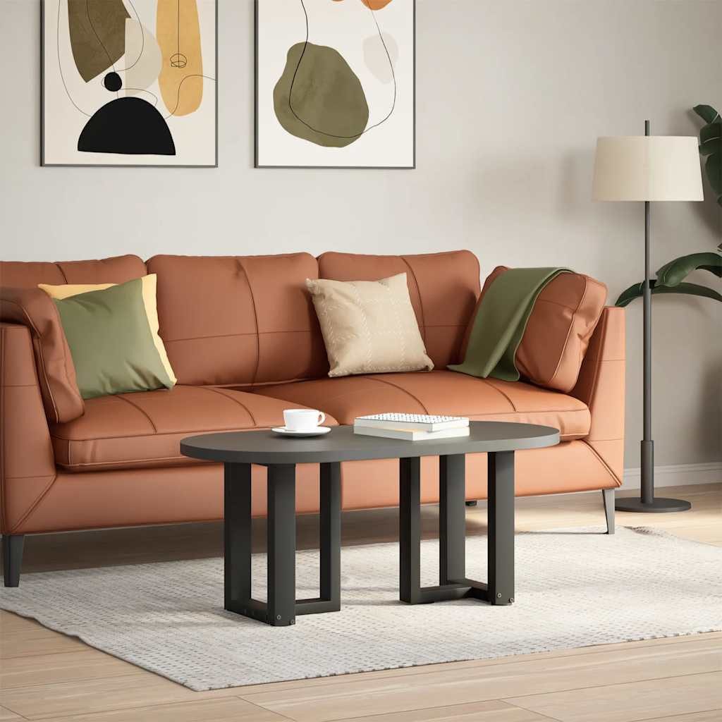 vidaXL Tischbein Couchtischbeine T-Form 2 Stk. Schwarz 28x25x(42-43) cm Sta günstig online kaufen