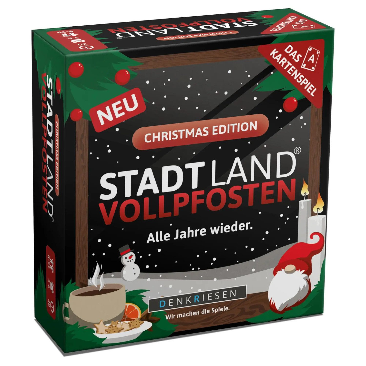 Spiel DENKRIESEN - STADT LAND VOLLPFOSTEN® - Das Kartenspiel - CHRISTMAS...