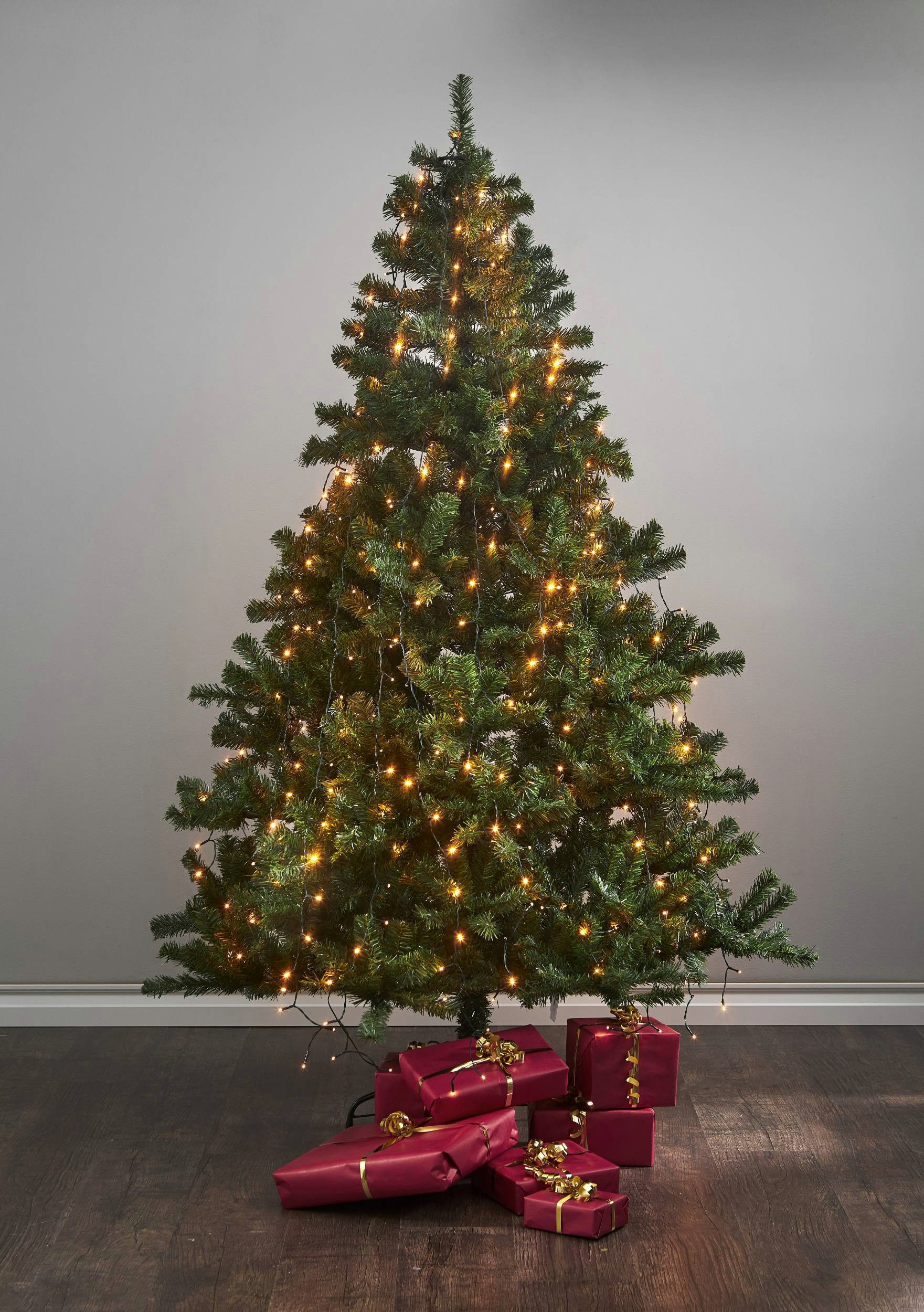 EGLO LED-Lichterkette GOLDEN WARM WHITE - Weihnachtsdeko - Beleuchtung - Winterdeko, 360-flammig, Beleuchtung für innen und außen, extra-warmweiß, Lichternetz, 2 m