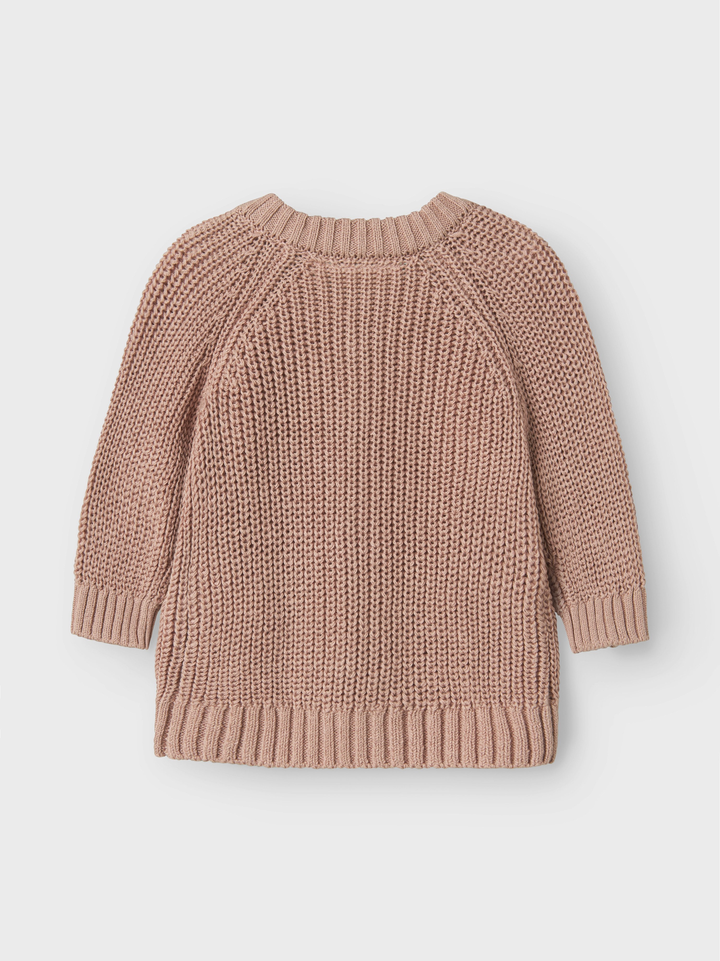Lil' Atelier Strickjacke NBNEMLEN LS KNIT CARD LIL NOOS weiche Baumwolle, Rippstrick – Bild 5 von 5