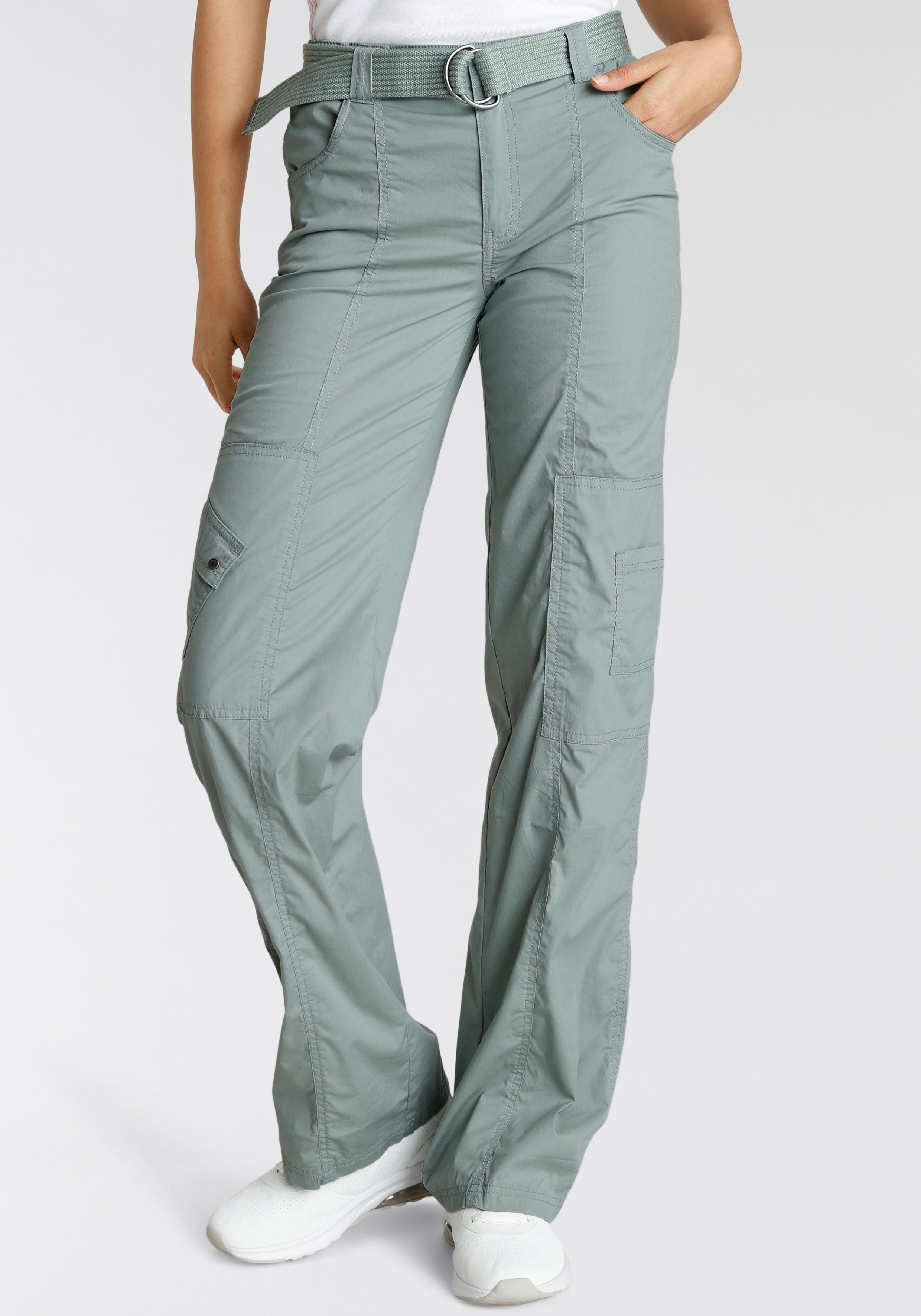 KangaROOS Cargohose (2-tlg., mit abnehmbarem Gürtel) günstig online kaufen
