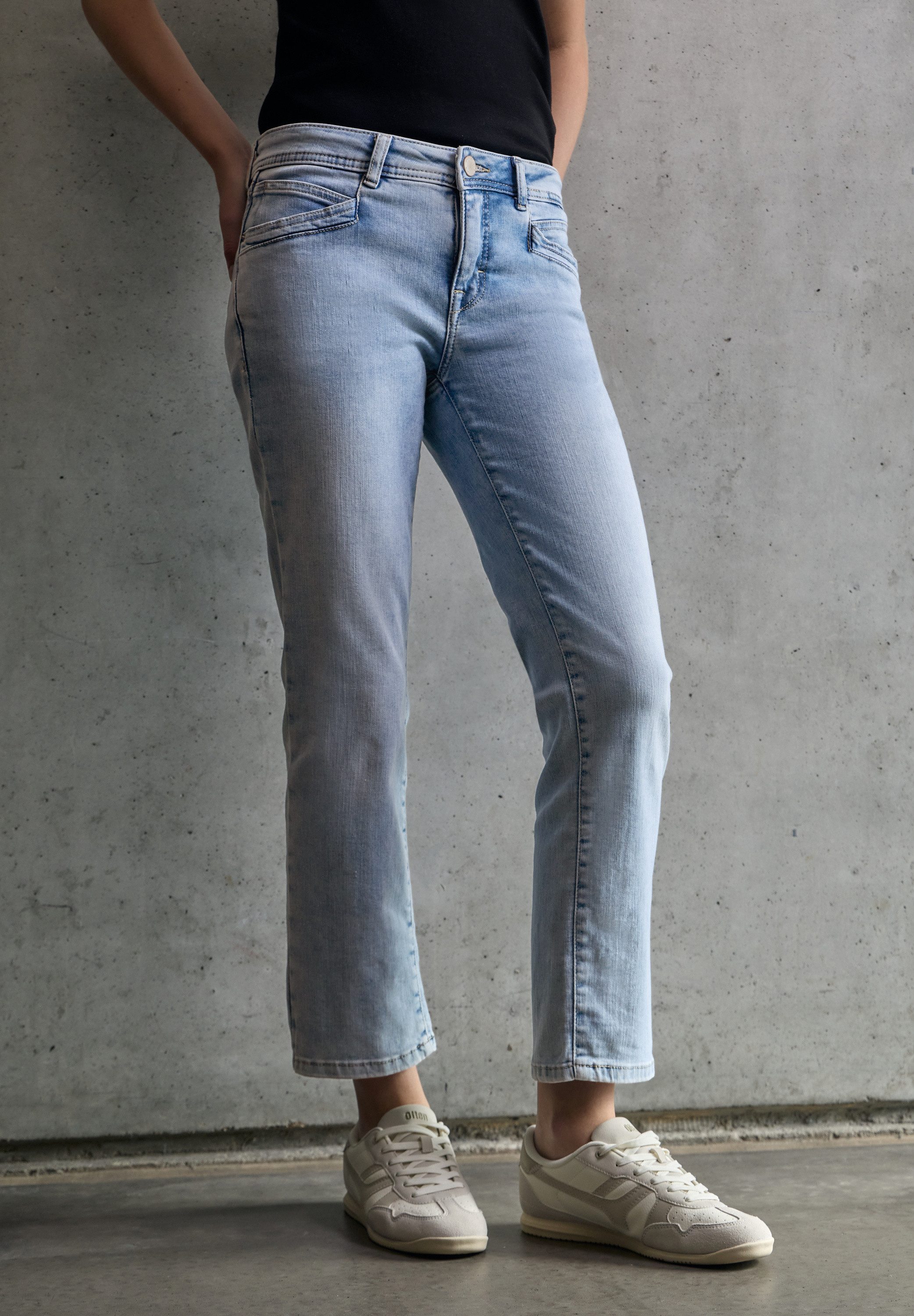 STREET ONE STUDIO Slim-fit-Jeans Middle Waist – Bild 3 von 5