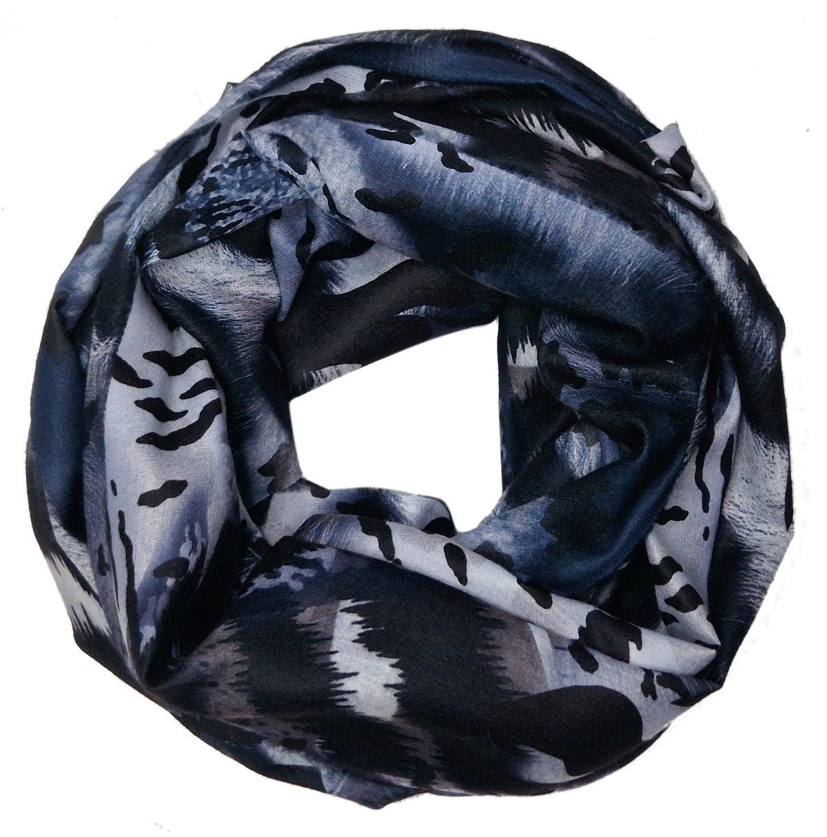 dy_mode Loop Damen Loopschal mit Animal-Print Rundschal Schlauchschal, Anim günstig online kaufen