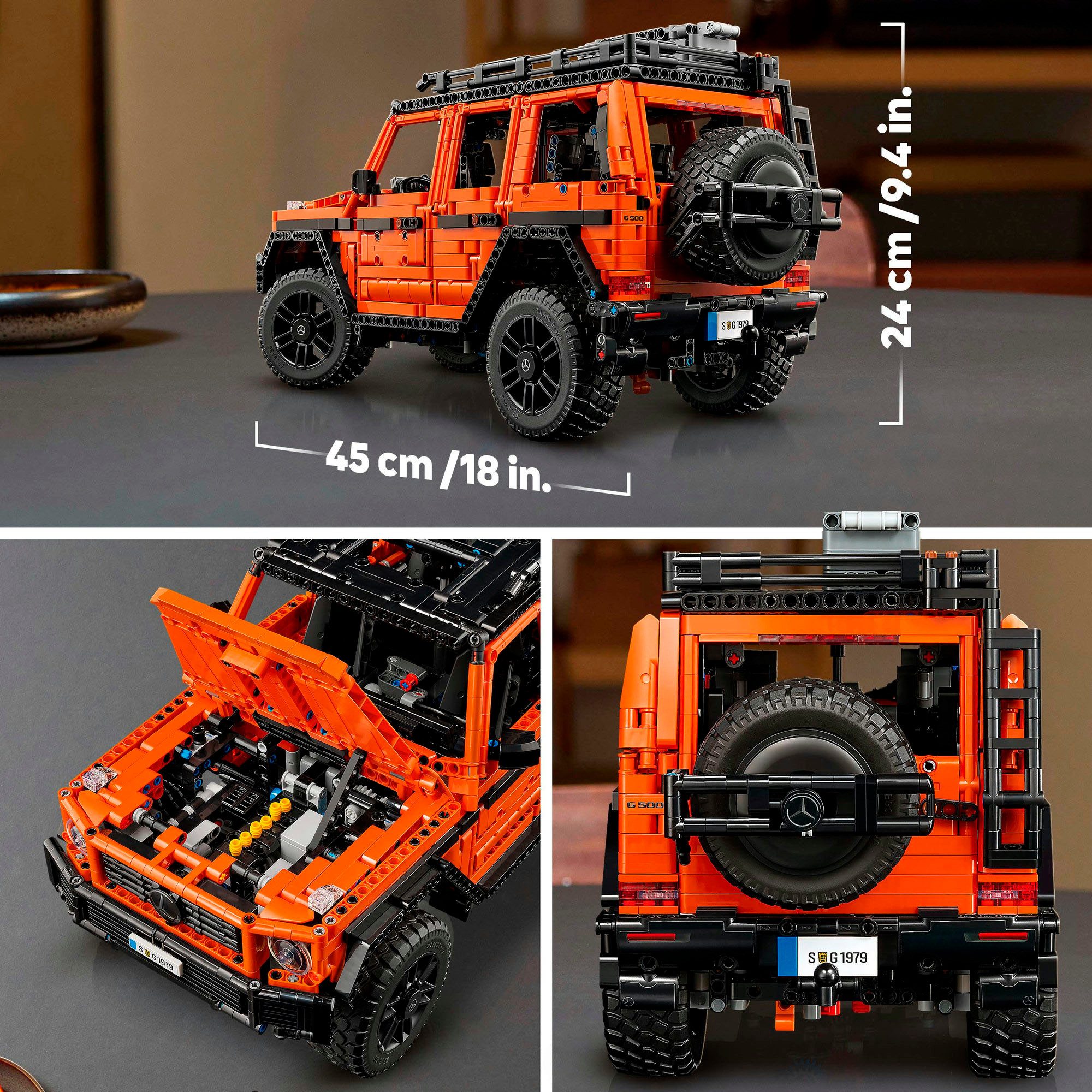 LEGO® Mercedes-Benz G 500 PROFESSIONAL Line (42177), LEGO Technic Konstruktionsspielsteine, (2891 St), Made in Europe – Bild 4 von 5