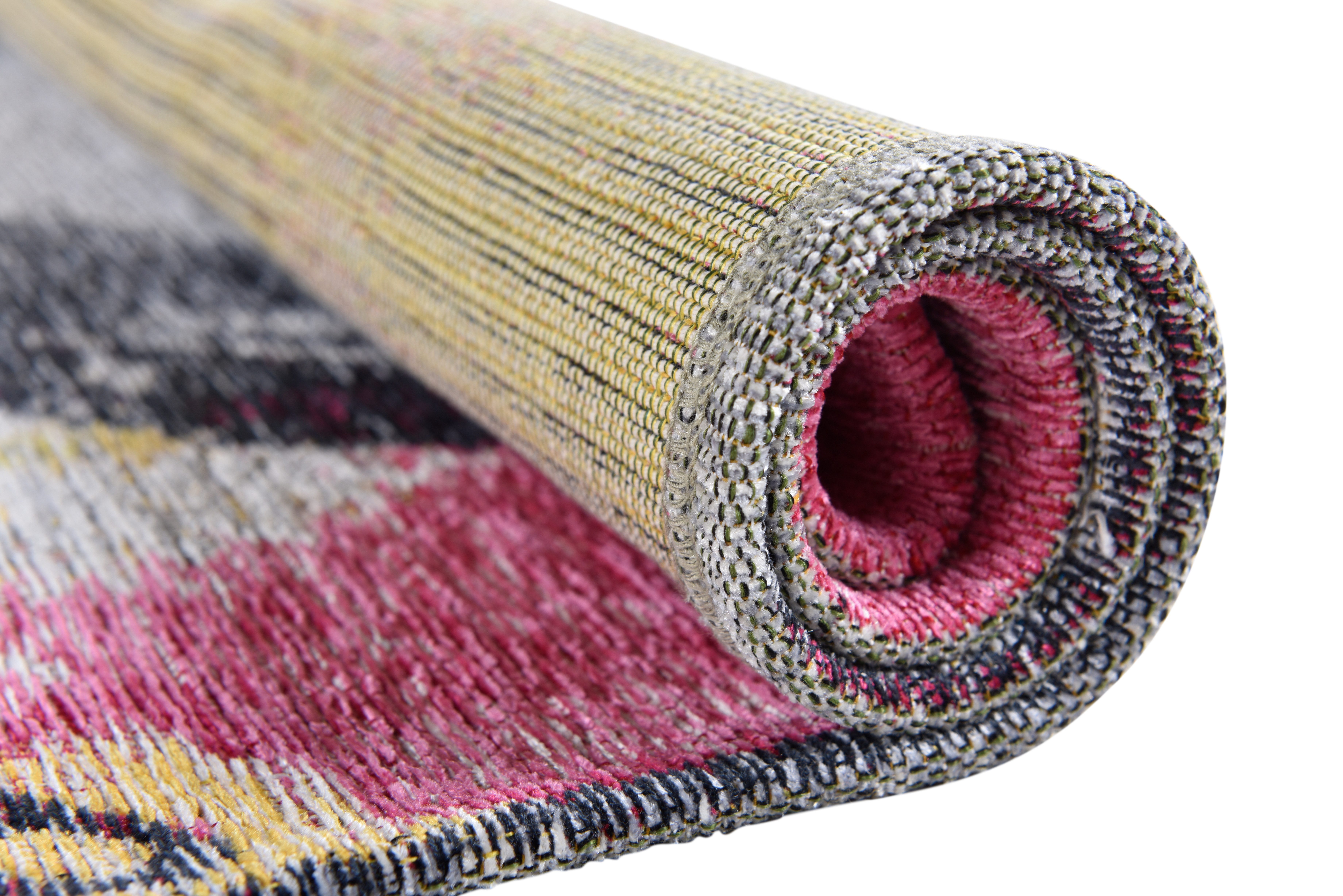 Gino Falcone Teppich Cosima-107, rechteckig, Höhe: 3 mm, flachgeweber Jaquard-Teppich, mit Chenillegarn, modernes Design