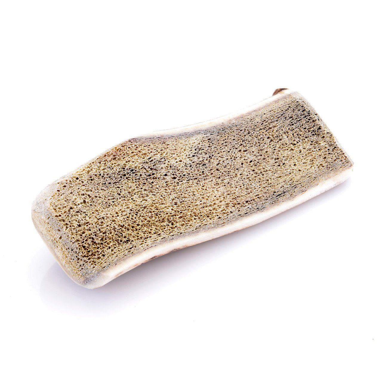 Larsson Farm Kauspielzeug Halbiertes Geweihstück für Hunde "Half-Chew", (S 50-80g, 1-tlg), Kauartikel, Kauknochen die ideale Zahnpflege für Hunde