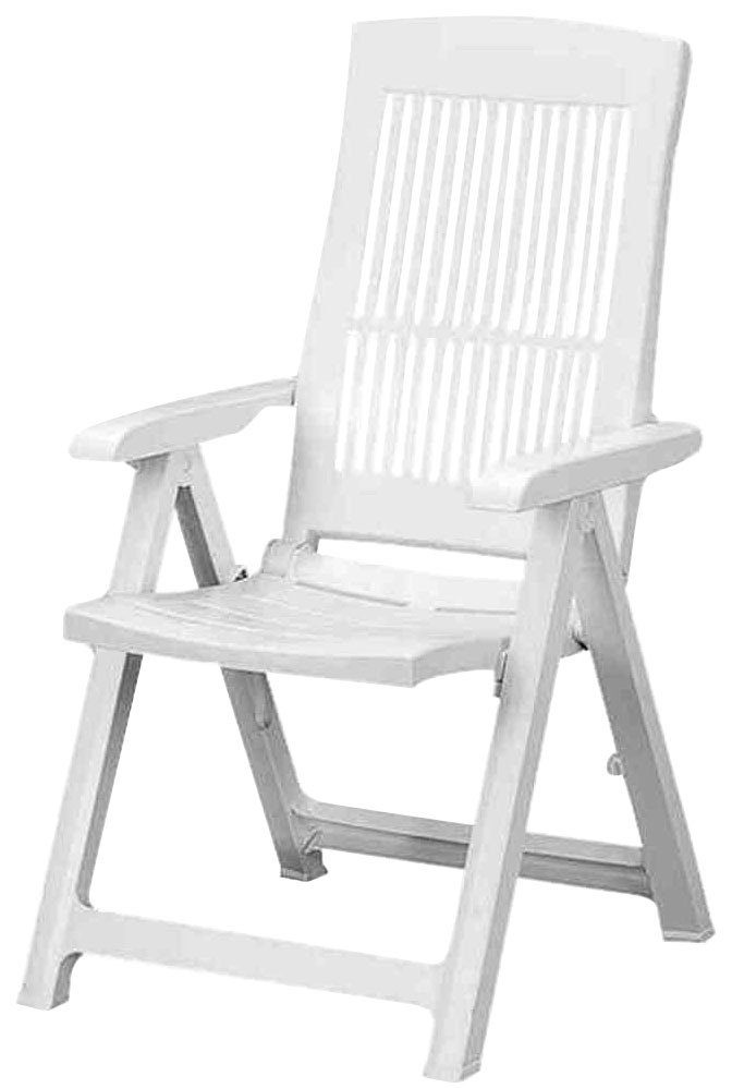 Progarden Gartensessel Tampa 60x61x109 cm (Klappstuhl, OTTOs Choice), wetterfestes Vollkunststoffgestell, weiß
