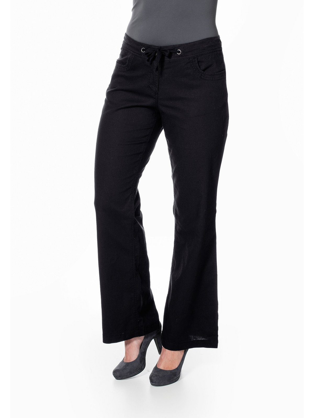 Sheego Leinenhose Große Größen aus angenehmen günstig online kaufen