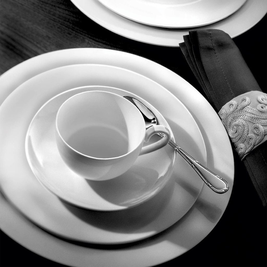 Villeroy & Boch Tasse Royal Kaffeetasse, 200 ml, 6 Stück, weiß, 6-tlg., Porzellan, Premium Bone Porcelain, mikrow.- & spülm.sicher, Made in Germany