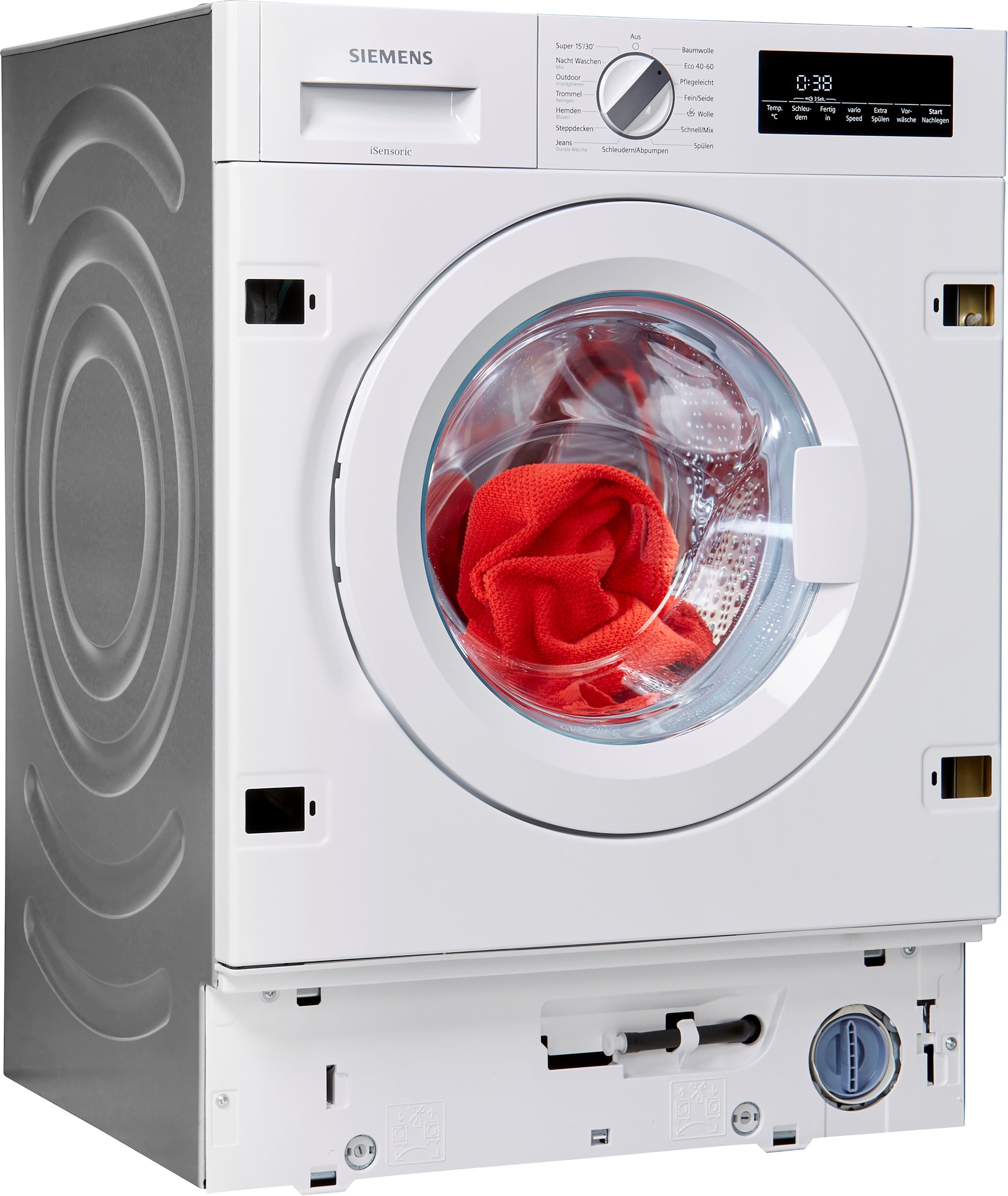 SIEMENS Einbauwaschmaschine iQ700 WI14W442, 8 kg, 1400 U/min online kaufen  | OTTO