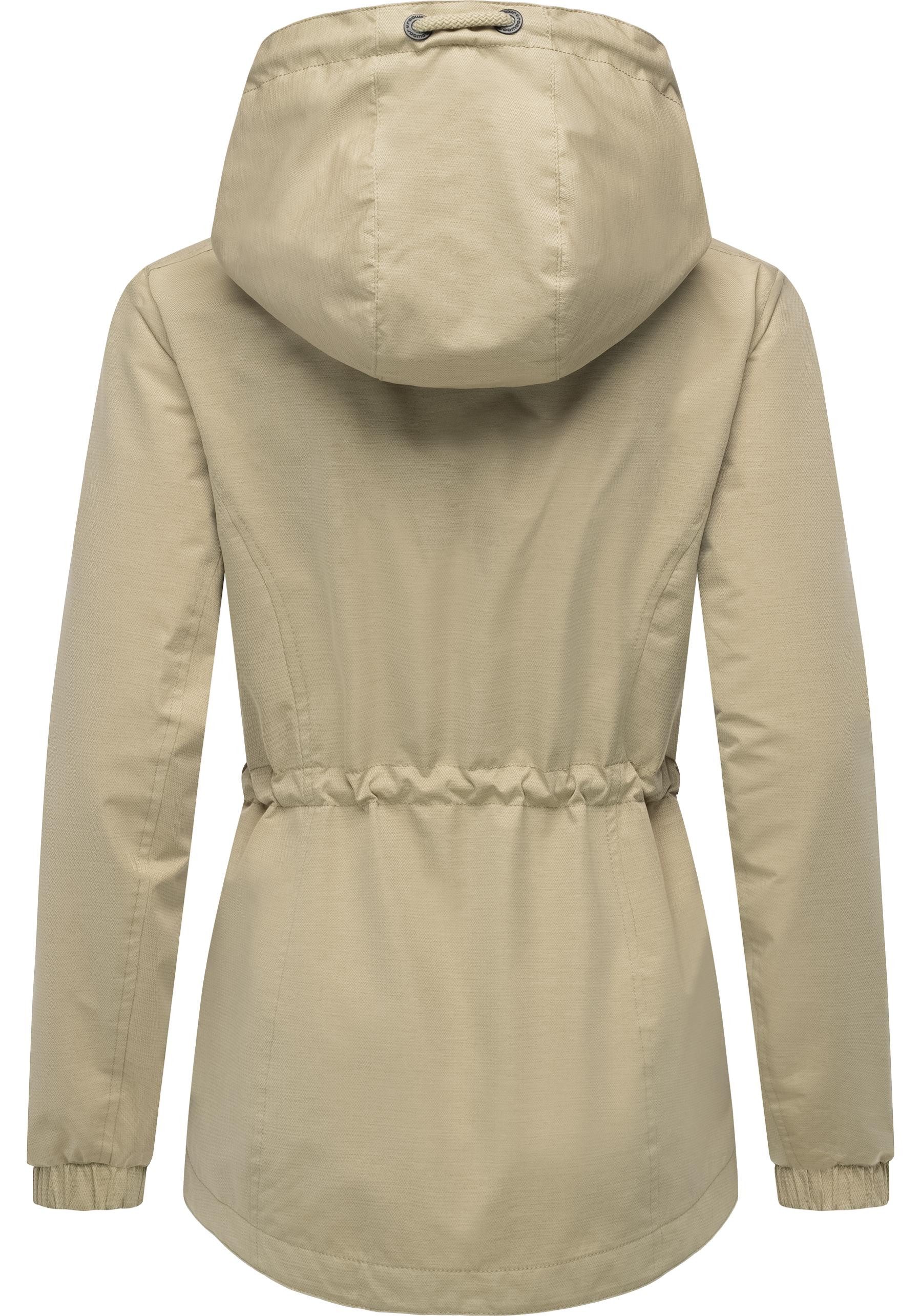 Ragwear Outdoorjacke Dankka Tech Stylische Damen Übergangsjacke aus wasserdichtem Material