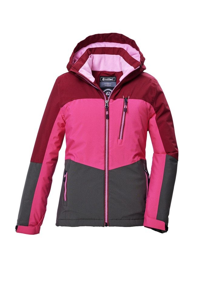 Skijacke Killtec Mädchen KSW 342 Skijacke mit Kapuze und Schneefang 42214 pink