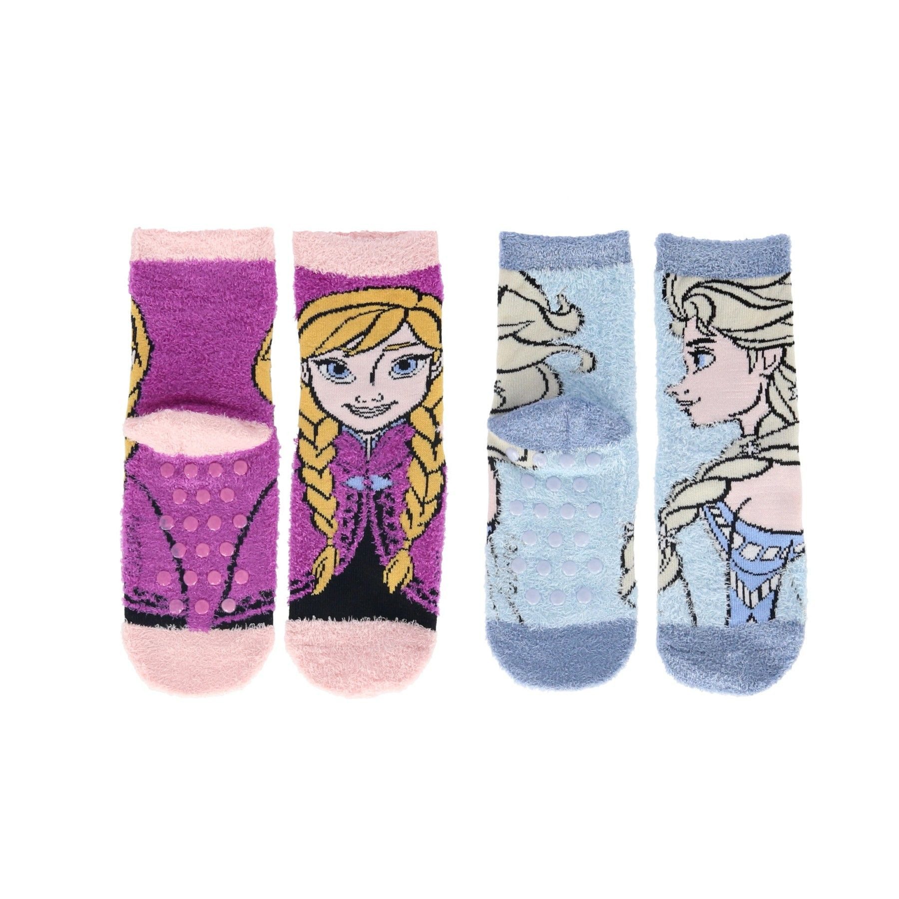Disney Frozen Socken 2er-Pack – Flauschige Komfort für kalte Tage