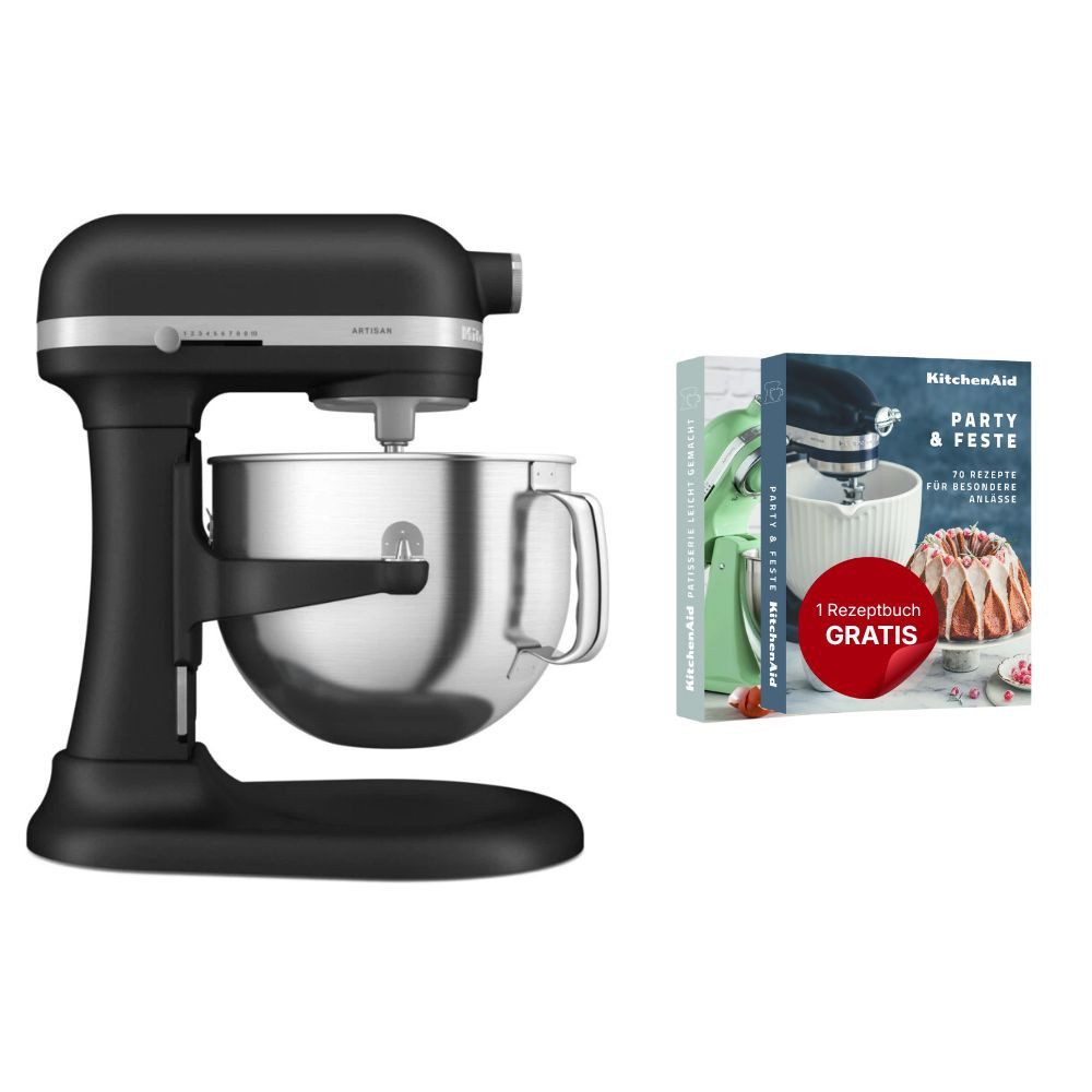 KitchenAid Küchenmaschine KitchenAid Küchenmaschine mit Schüsselheber 6,6 L Artisan 5KSM70SHX