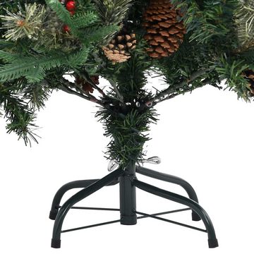 vidaXL Künstlicher Weihnachtsbaum Weihnachtsbaum mit Zapfen Grün 150 cm PVC PE