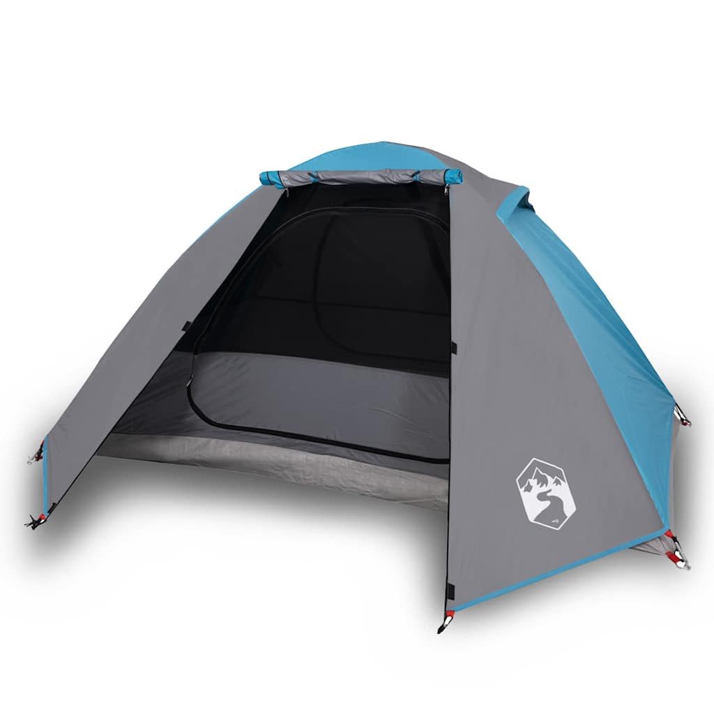 Kuppelzelt Kuppel-Campingzelt 2 Personen Blau Wasserdicht
