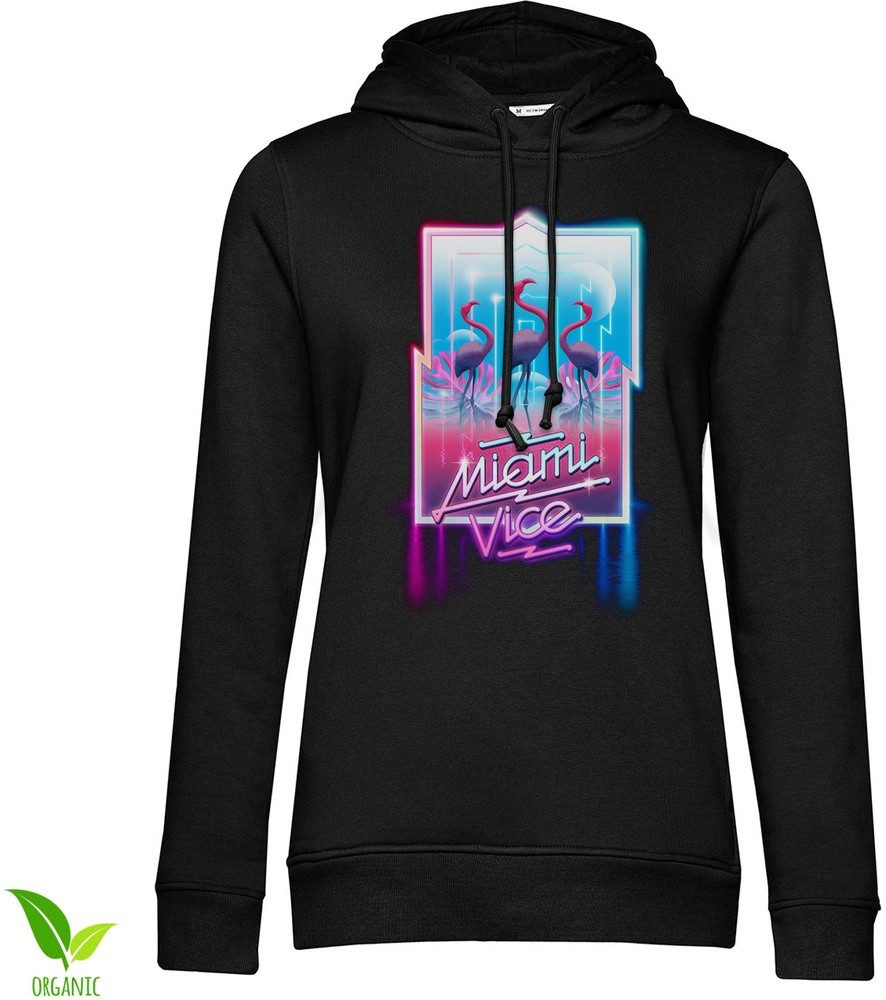 Miami Vice Hoodie Miami Vice Neon Sign Girly Hoodie