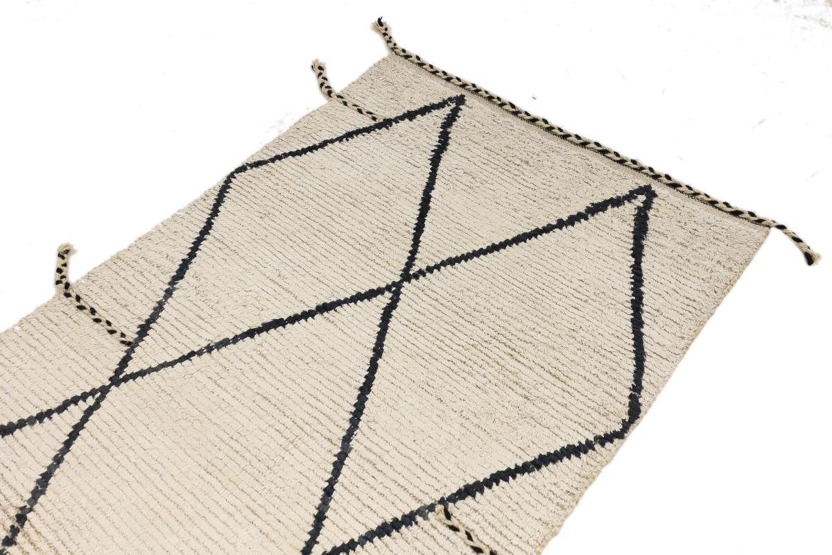 Orientteppich, Trading, mm Nain Maroccan 91x237 rechteckig, Orientteppich Berber 25 Design Höhe: Moderner Handgeknüpfter
