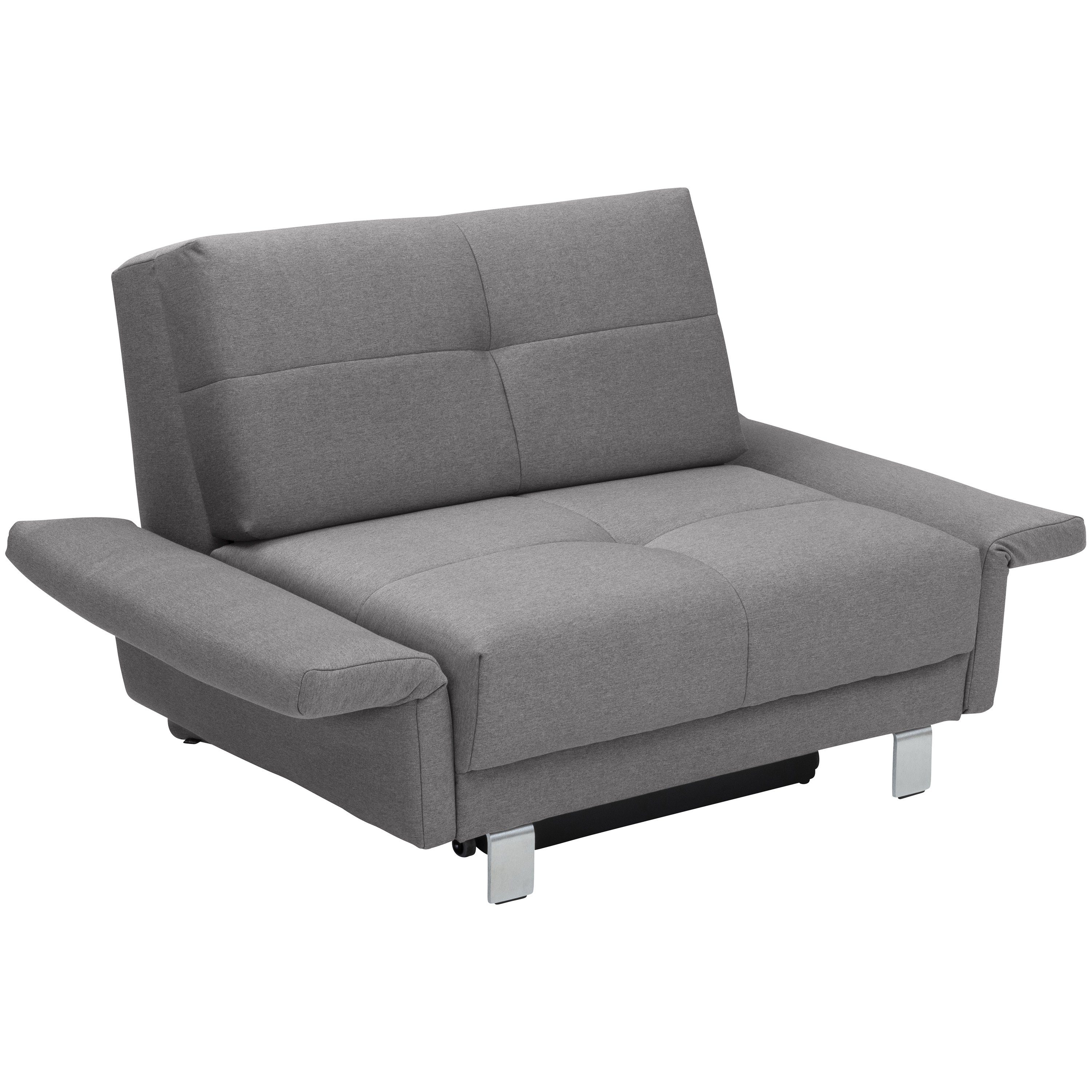 mit Winzer® Vincent, Armteilen Sofa Faltsessel grau Max