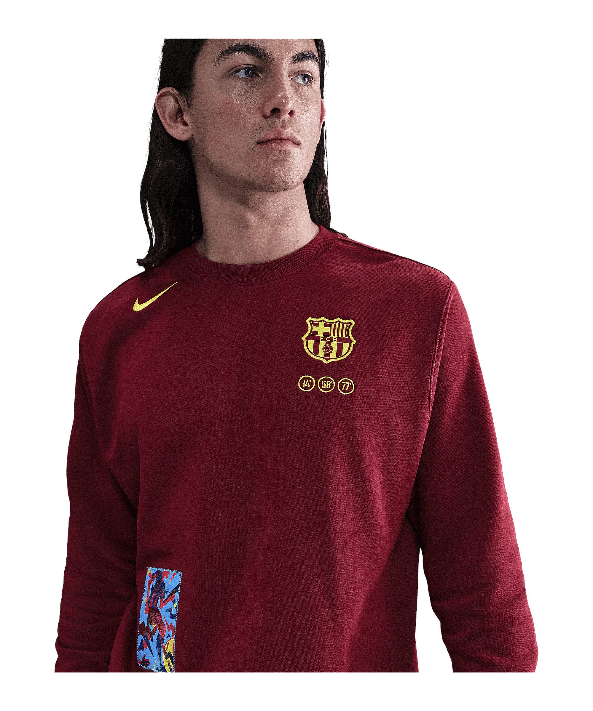 Nike Sweatshirt Nike Performance FC Barcelona NSW Club Sweatshirt Baumwolle günstig online kaufen
