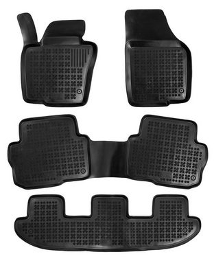 AZUGA Auto-Fußmatten Hohe Gummi-Fußmatten passend für Seat Alhambra/VW Sharan ab 9/2010-202, für VW,Seat Sharan,Alhambra Van