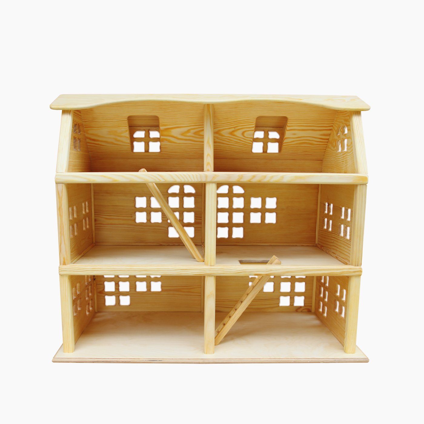 Madera Spielzeuge Puppenhaus Puppenhaus aus Kiefern Holz,6 Zimmer, (packung günstig online kaufen