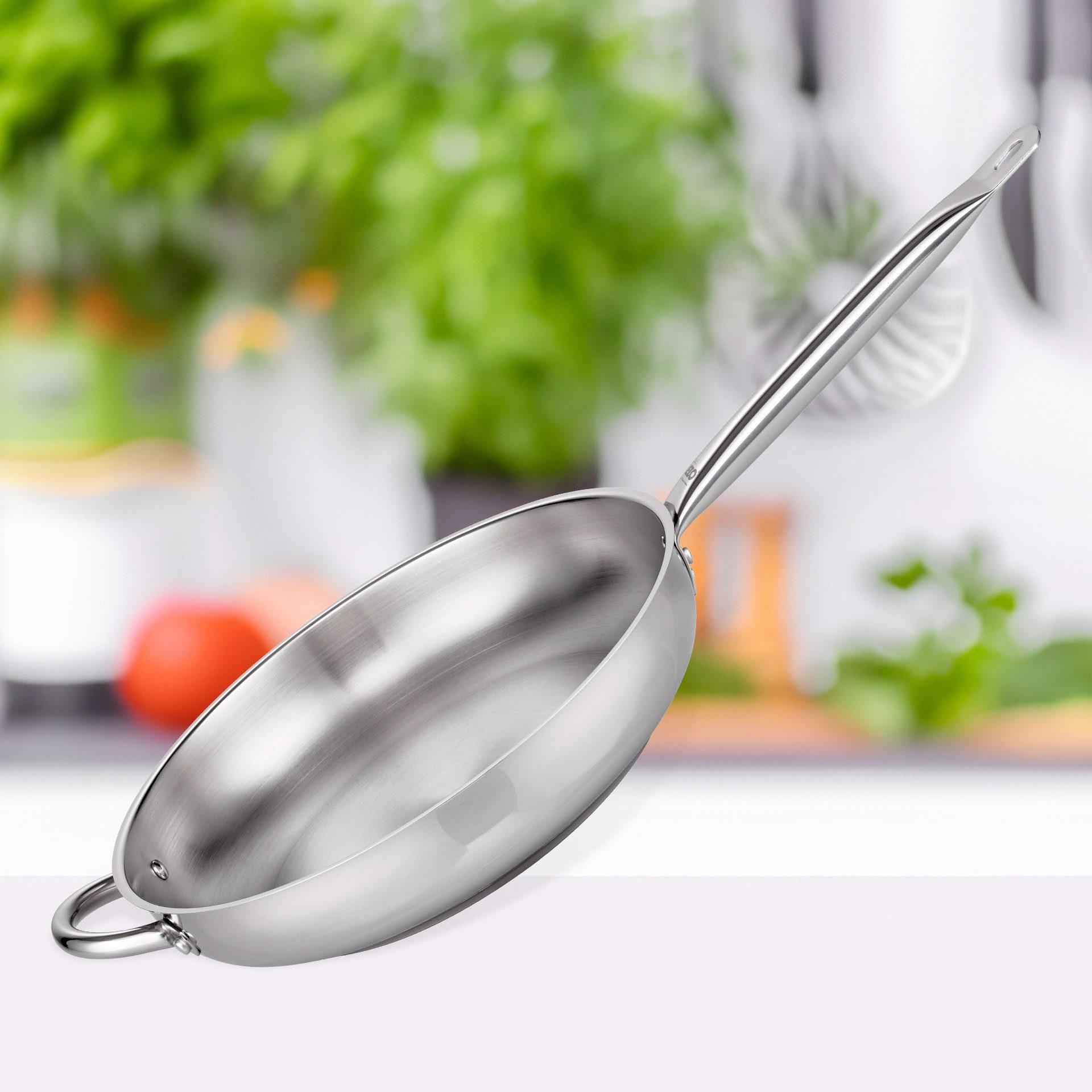 Elo Bratpfanne Profi-Therm, Edelstahl, Ø 32 cm, hitzebeständig