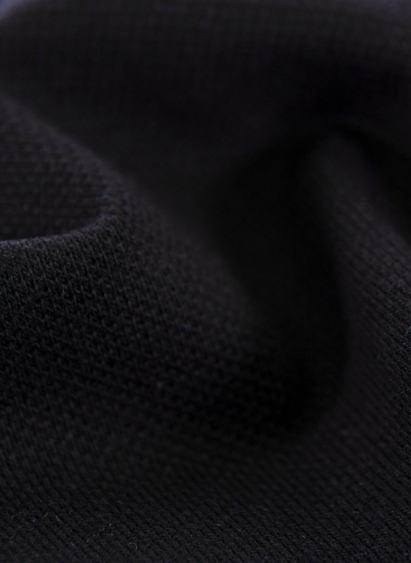 Poloshirt Langarm aus Trigema Poloshirt Baumwolle schwarz TRIGEMA