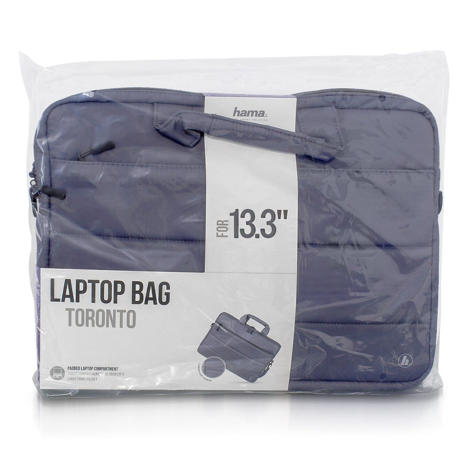 Hama Laptoptasche Toronto Umhängetasche (im Stepp-Look), für Notebooks bis 34 cm (13,3)