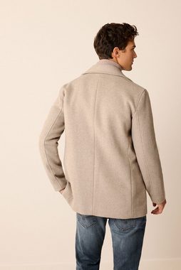 Next Kurzmantel Weiche Cabanjacke mit Fischgrätmuster (1-tlg)