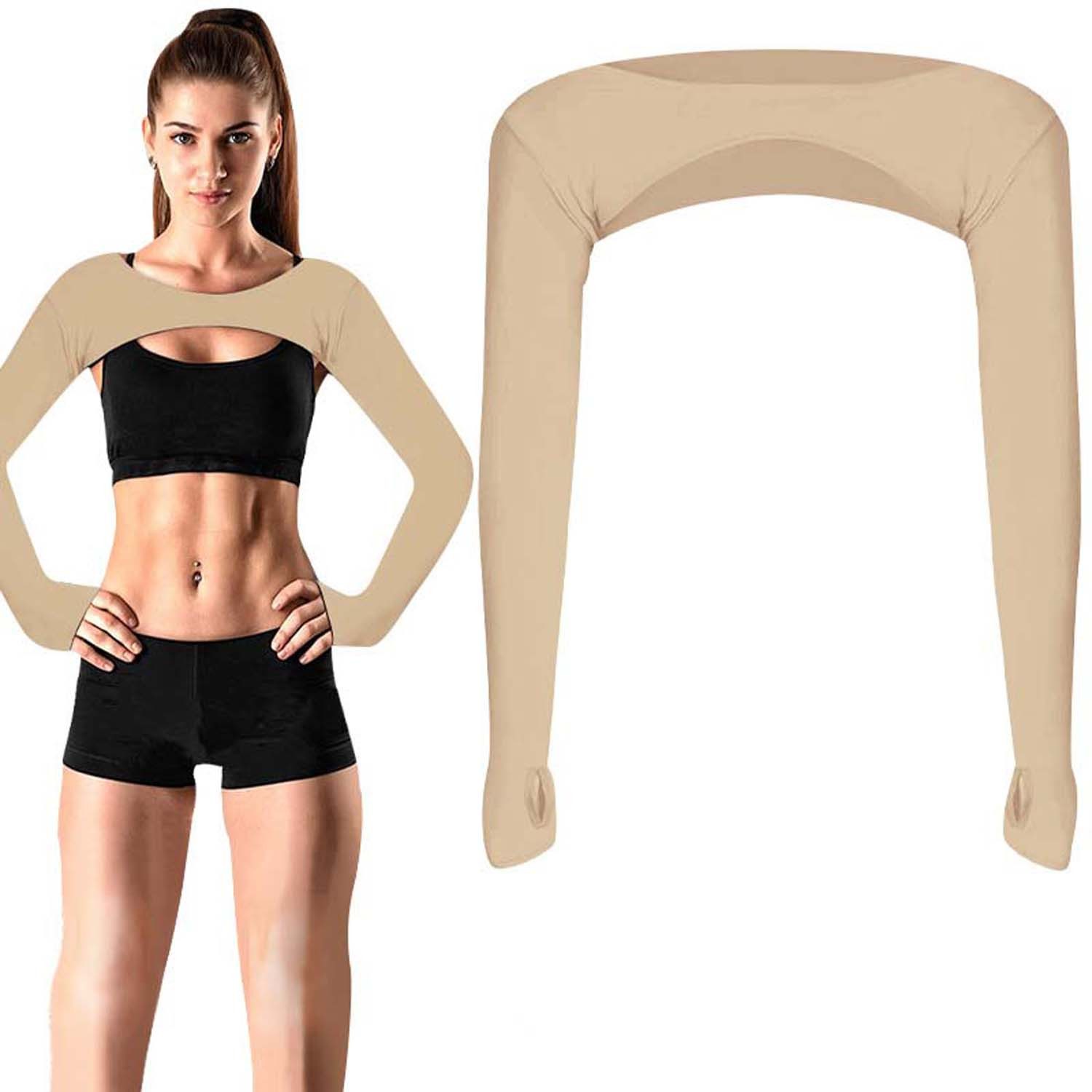 Zaewry Armstulpen Sommer Armlinge Herren Damen UV-Schutz mit Fingerlöchern für Radsport