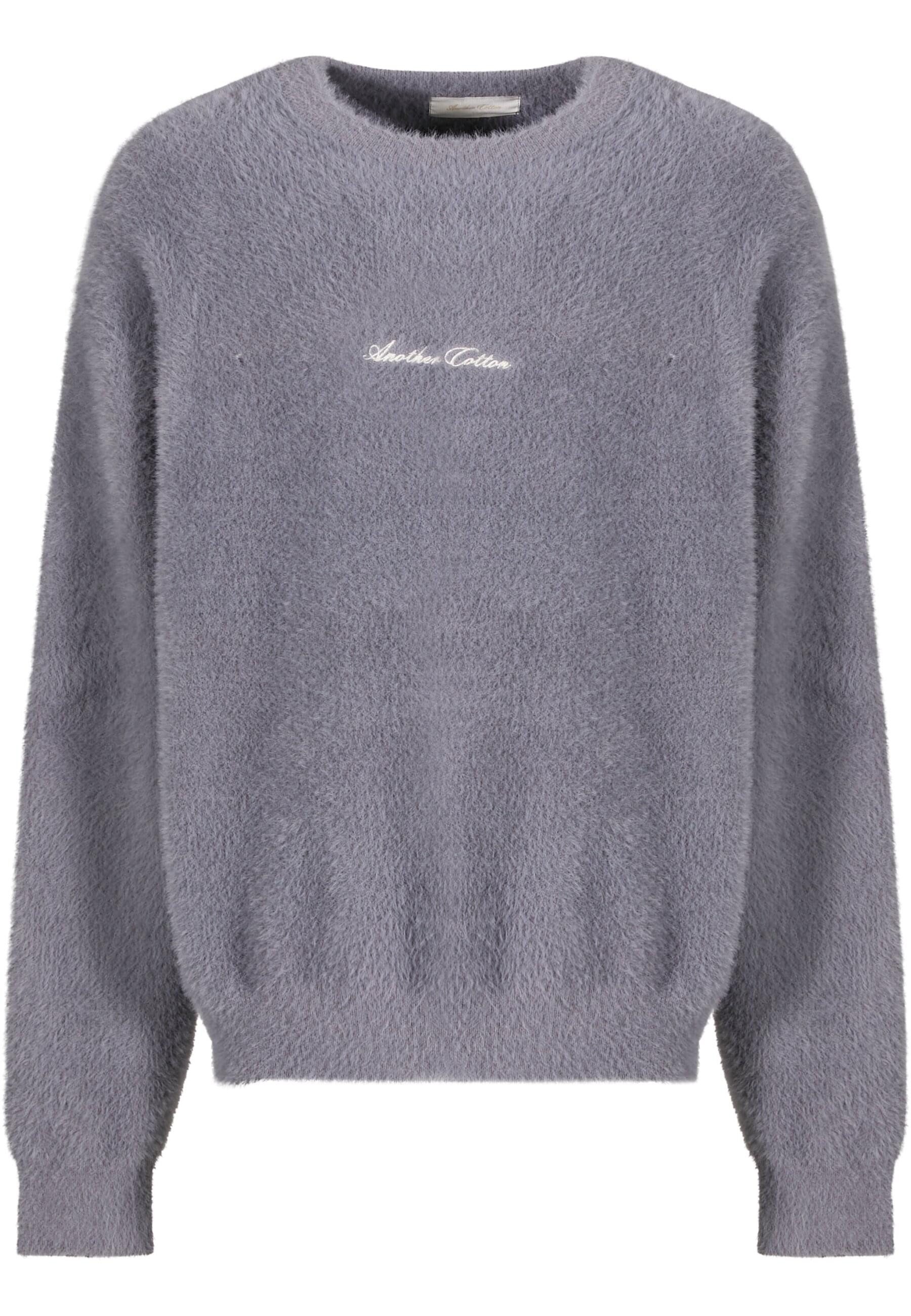 Another Cotton Lab Rundhalspullover Another Cotton Lab Chest Logo Sweater ( günstig online kaufen