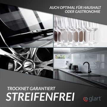 Glart 47TG Auto Trockentuch 2er-Premium Mikrofaser 70x40cm Kratzfrei Grün Mikrofasertuch (80% Polyester, 20% Nylon, 40x70 cm)
