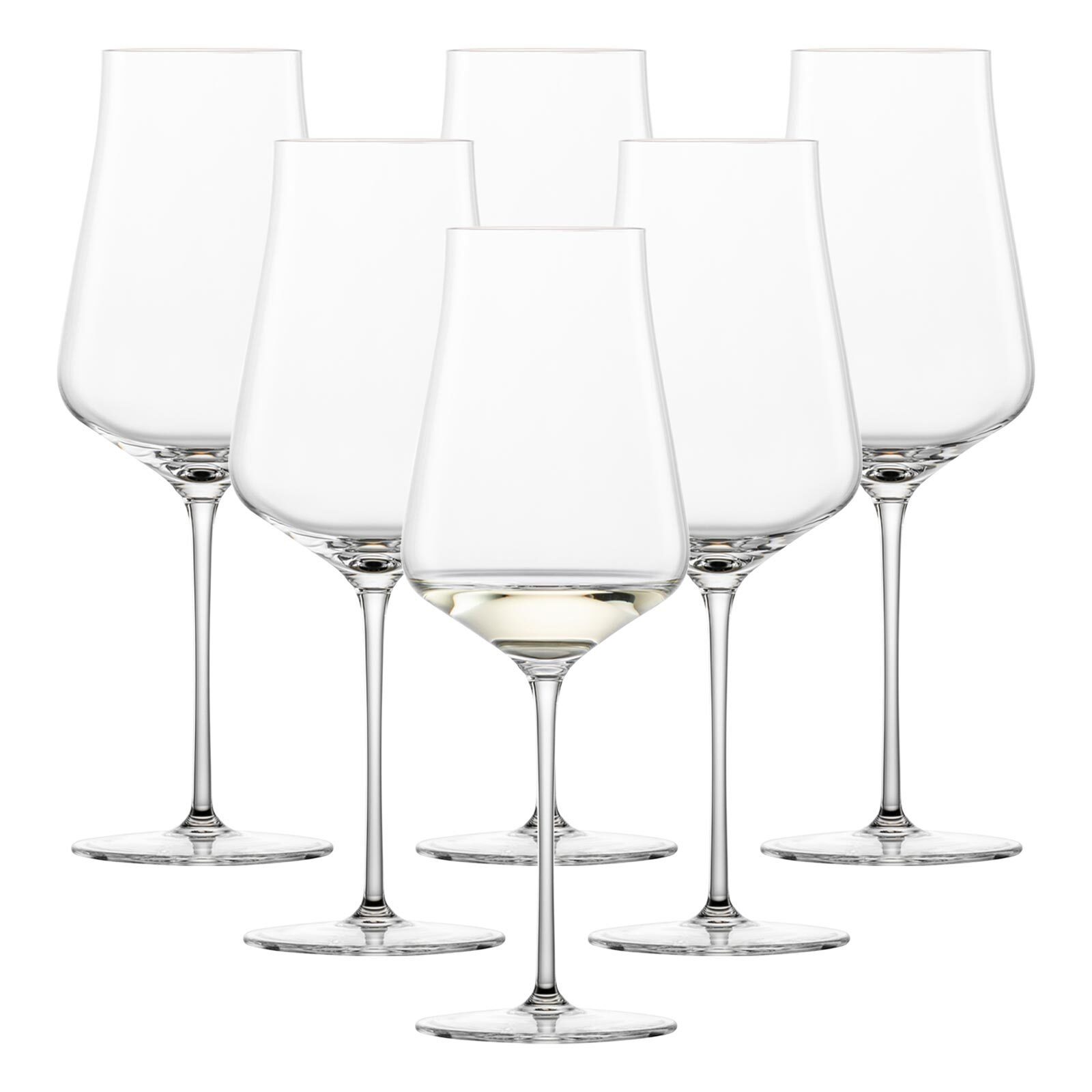 Zwiesel Glas Weißweinglas Duo Weißweingläser 381 ml 6er Set, Glas