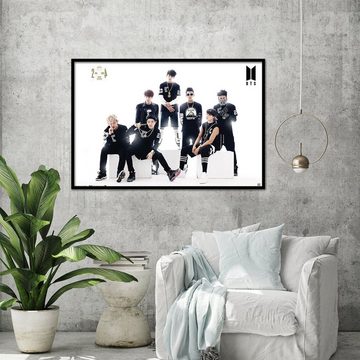 Grupo Erik Poster BTS Poster Black And White 91,5 x 61 cm