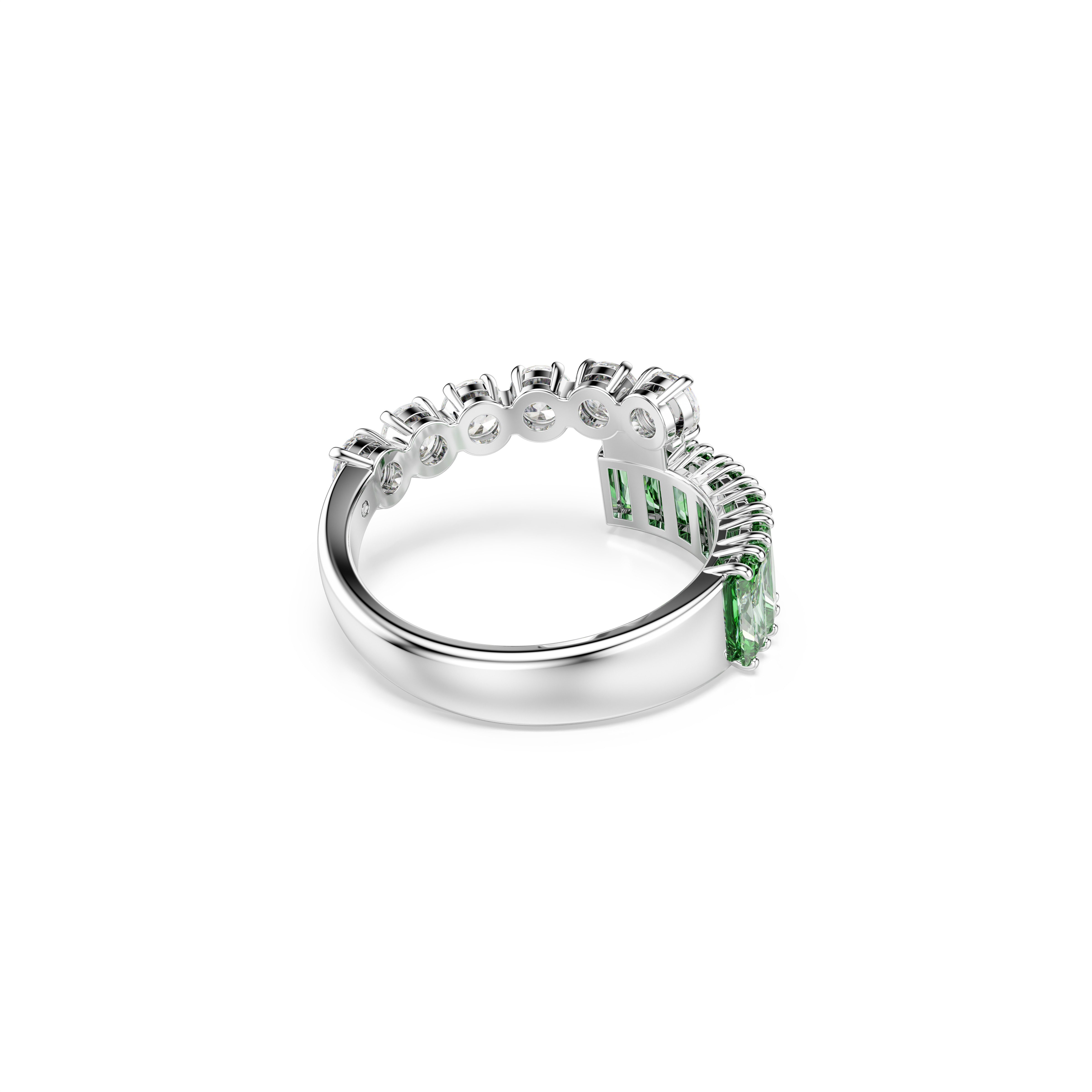 Swarovski Fingerring Schmuck Geschenk Matrix Ring, mit Swarovski® Kristall, Zirkonia (synth)