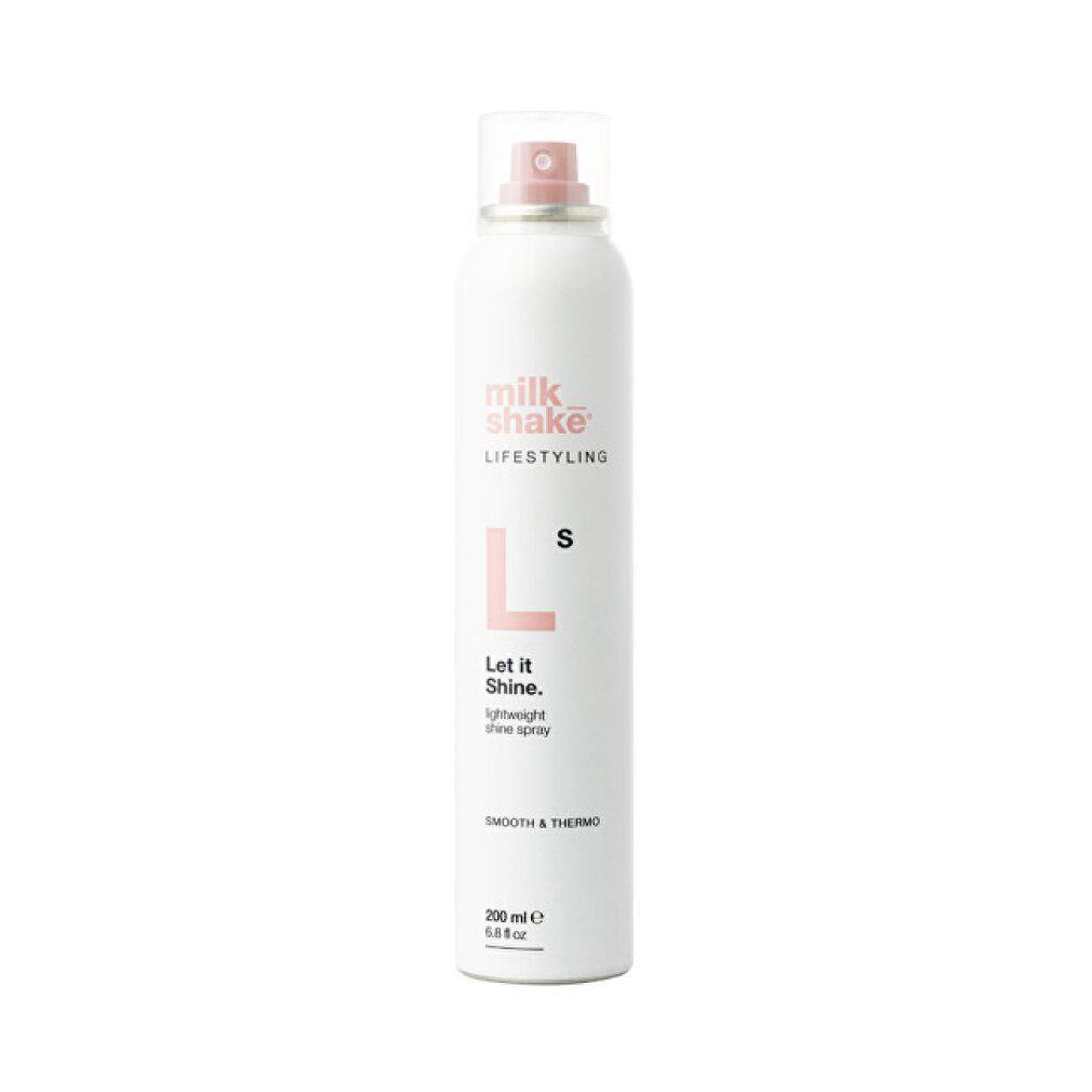 Milk Shake Haarfestiger, Let It Shine, Haarspray, Smooth & Thermo, leichter Halt, 200 ml