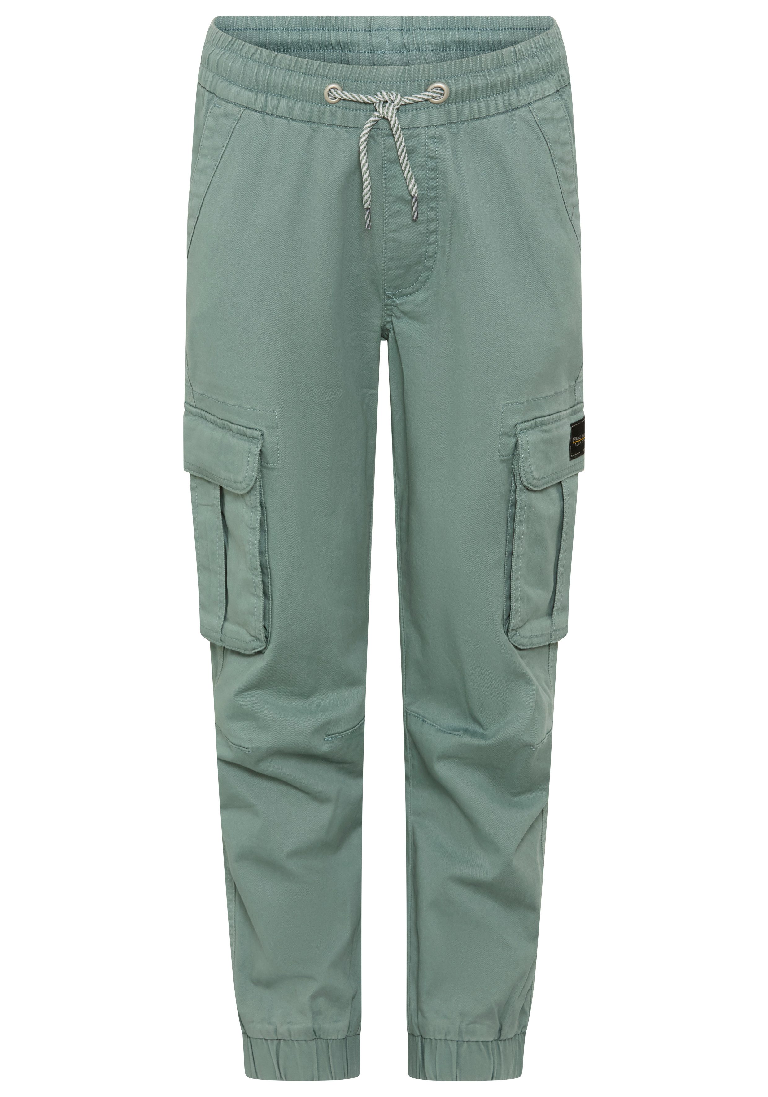 Bruno Banani Cargohose Cargohose mit BRUNO BANANI Badge Cargo-Twillhose, gerade Passform, Basic-Stil, elastische Webware – Bild 5 von 5