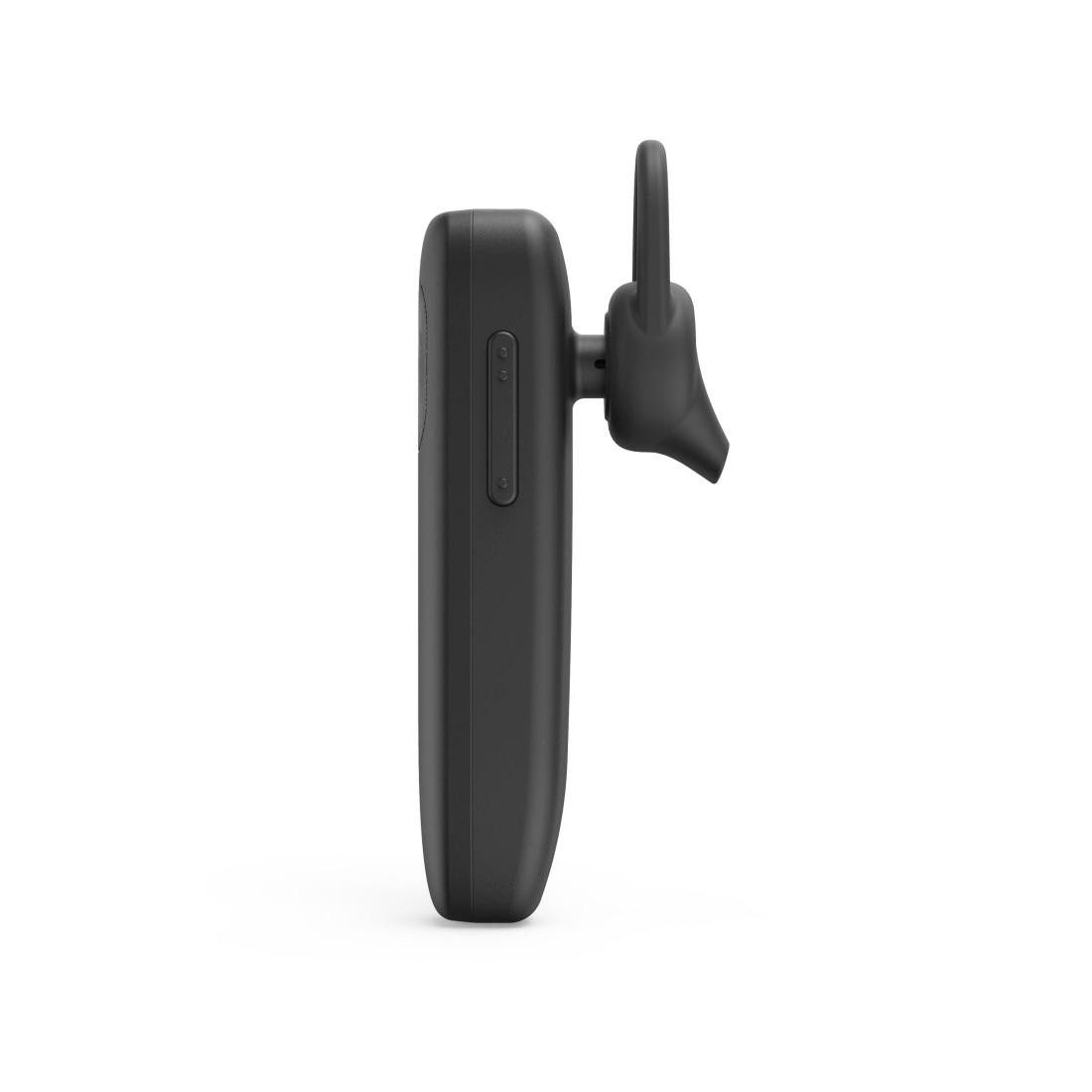 Hama Mono-Bluetooth®-Headset, Multipoint, Lautstärkeregler Bluetooth-Kopfhörer (Sprachsteuerung, Google Assistant, Siri, extra lange Standby Zeit)
