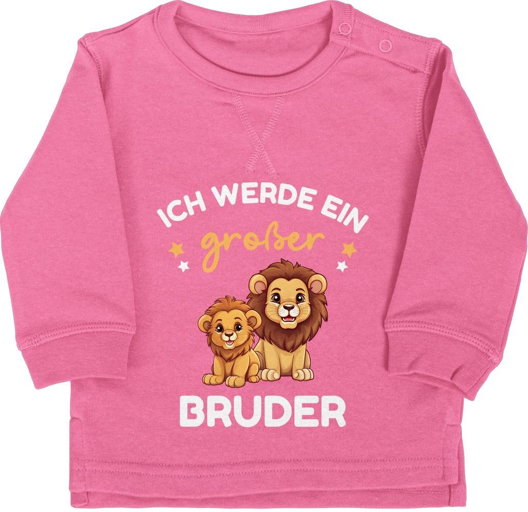 Sweatshirt Ich werde großer Bruder Geschenk Löwen