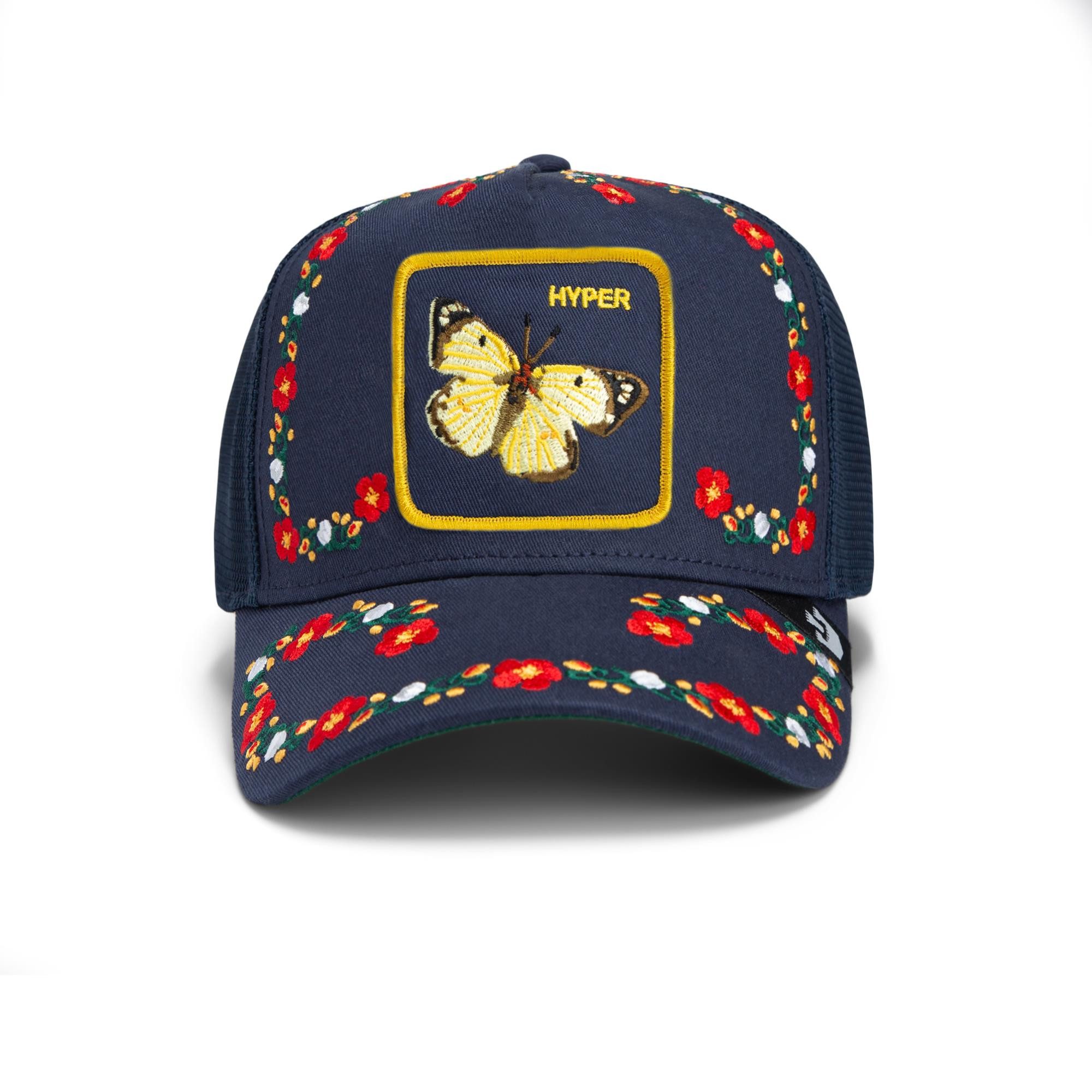 GOORIN Bros. Trucker Cap Goorin Bros. Trucker Cap - Hyper Active - Flora Fauna Navy (Basecap, Meshcap, Trucker Kappe)